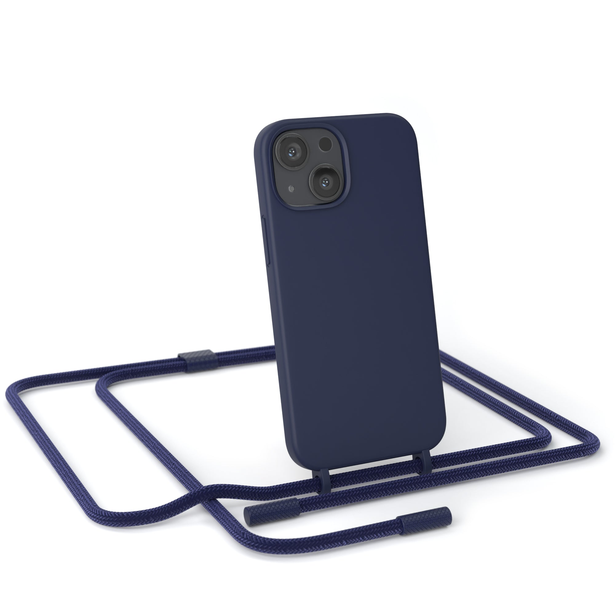 iPhone 13 Mini Silikonhülle + Uni Kordel