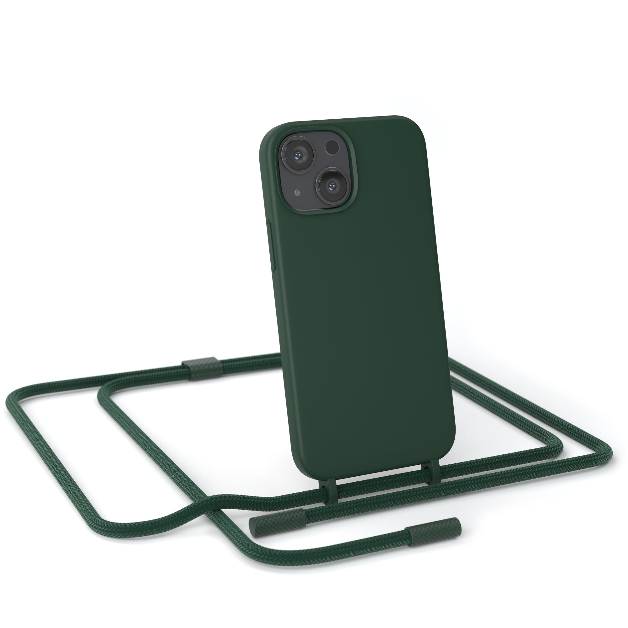 iPhone 13 Mini Silikonhülle + Uni Kordel