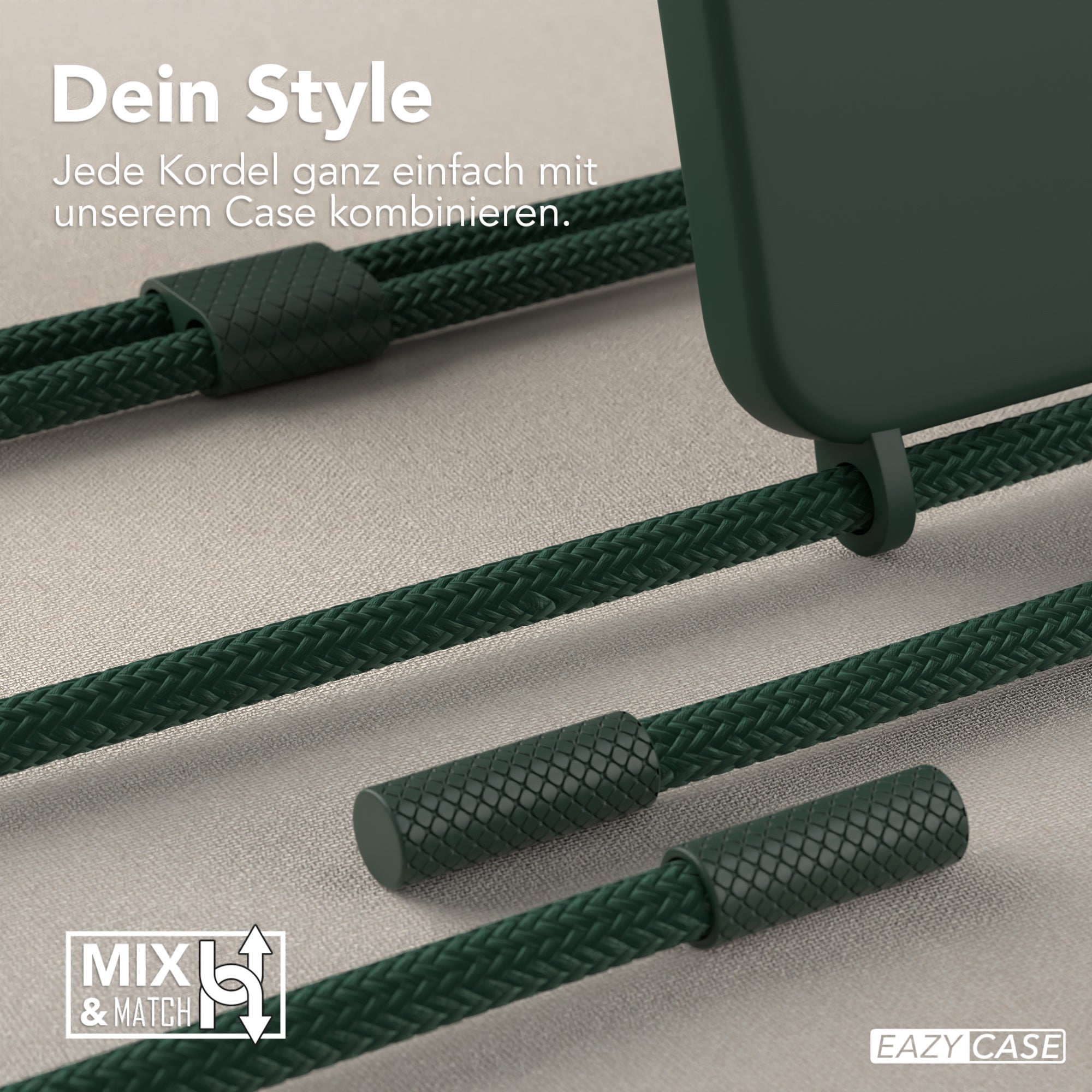 iPhone 13 Mini Silikonhülle + Uni Kordel