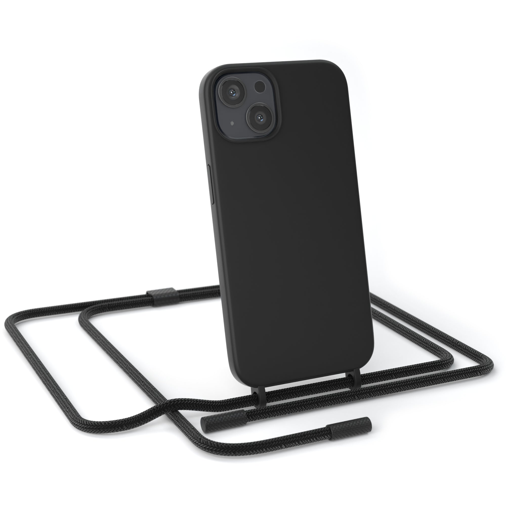 iPhone 13 Silikonhülle + Uni Kordel