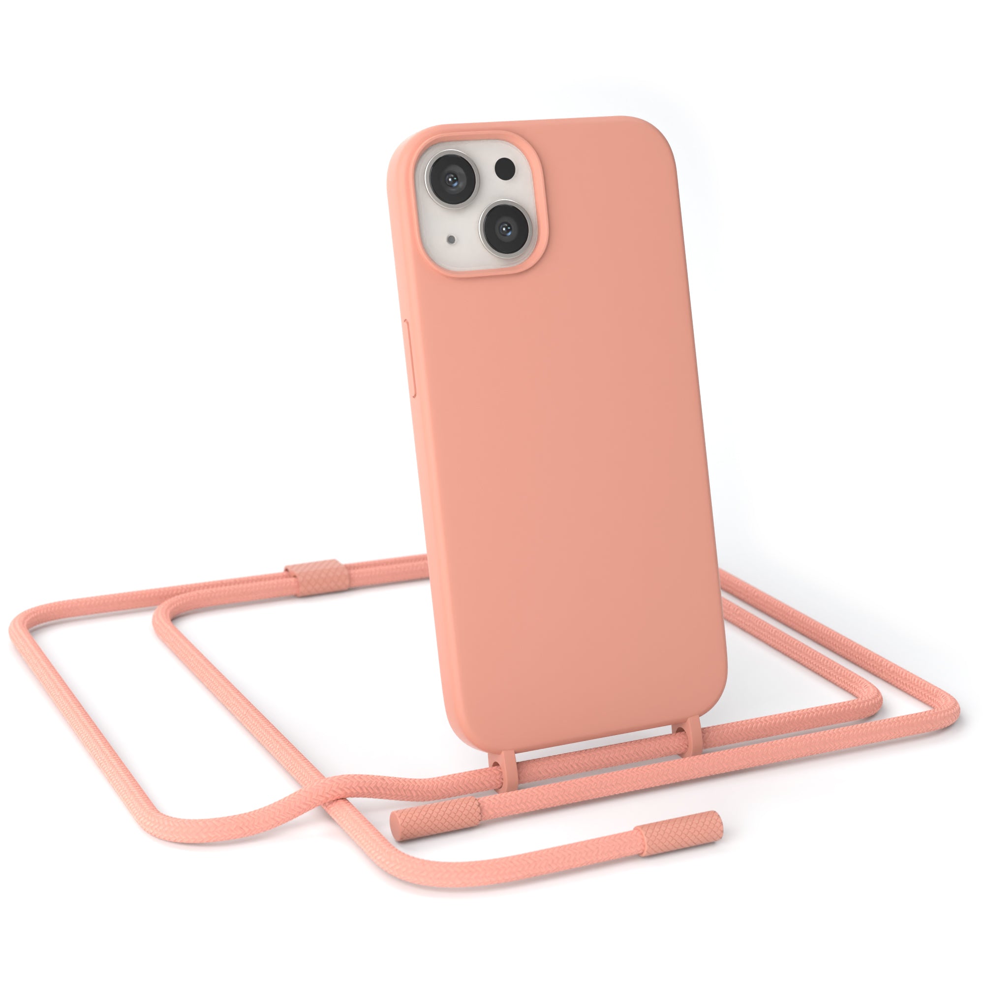 iPhone 13 Silikonhülle + Uni Kordel