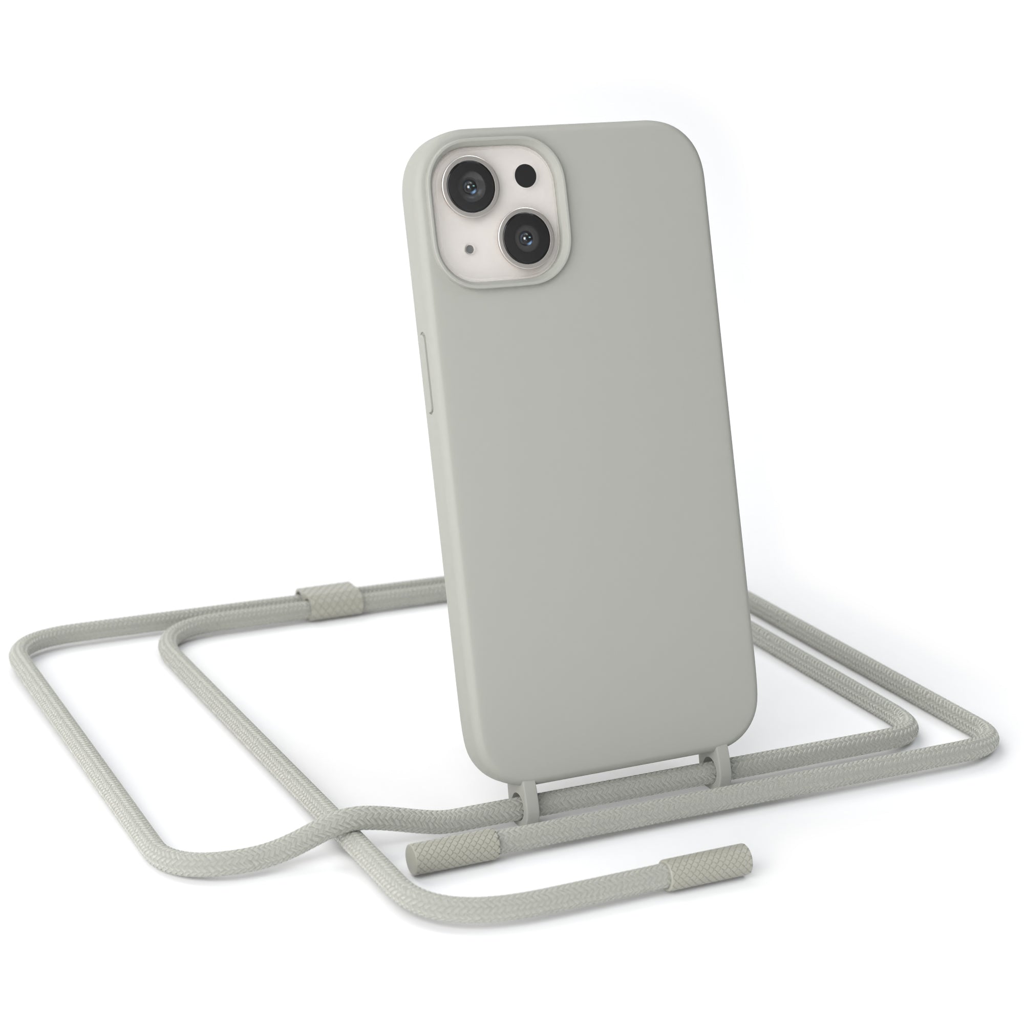 iPhone 13 Silikonhülle + Uni Kordel