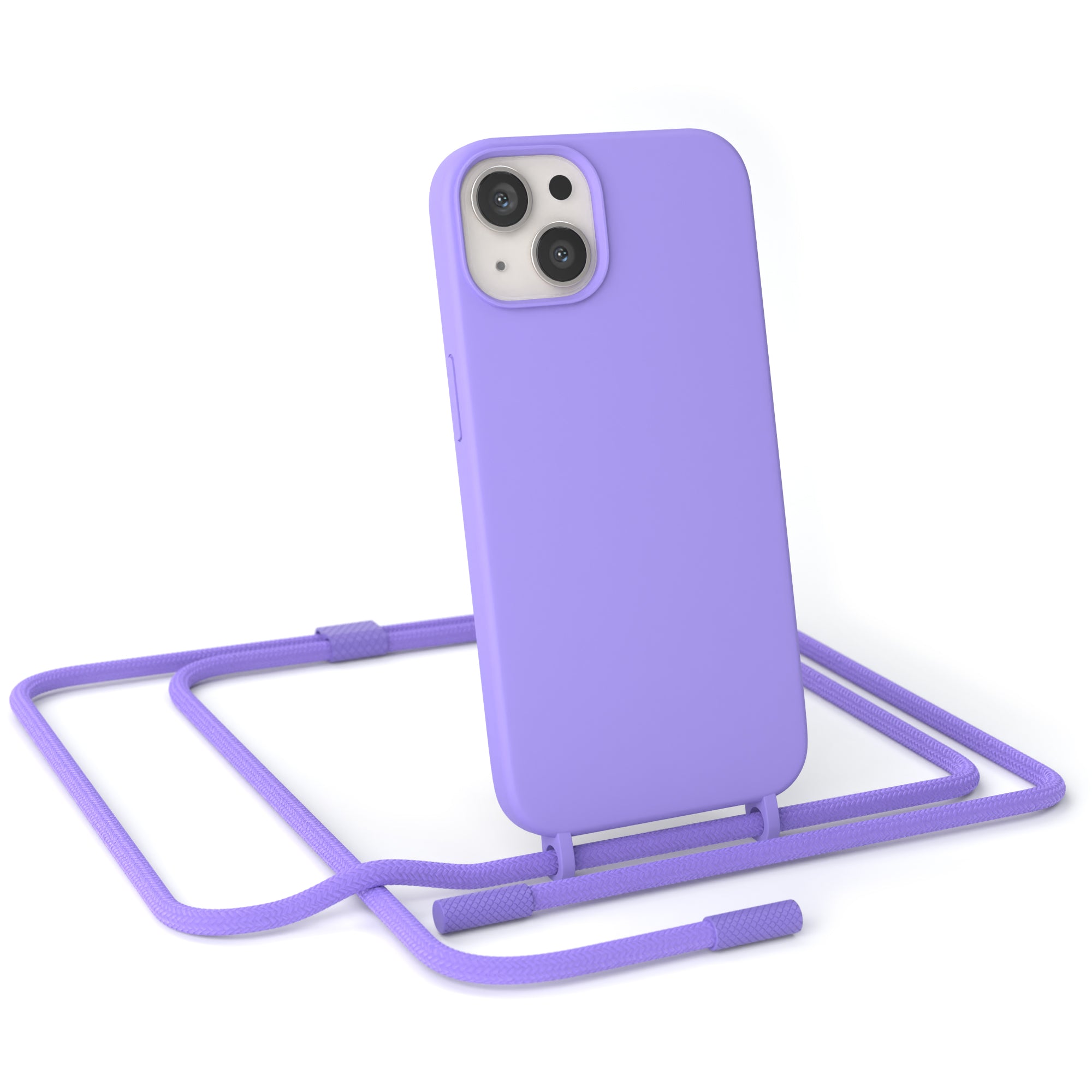 iPhone 13 Silikonhülle + Uni Kordel