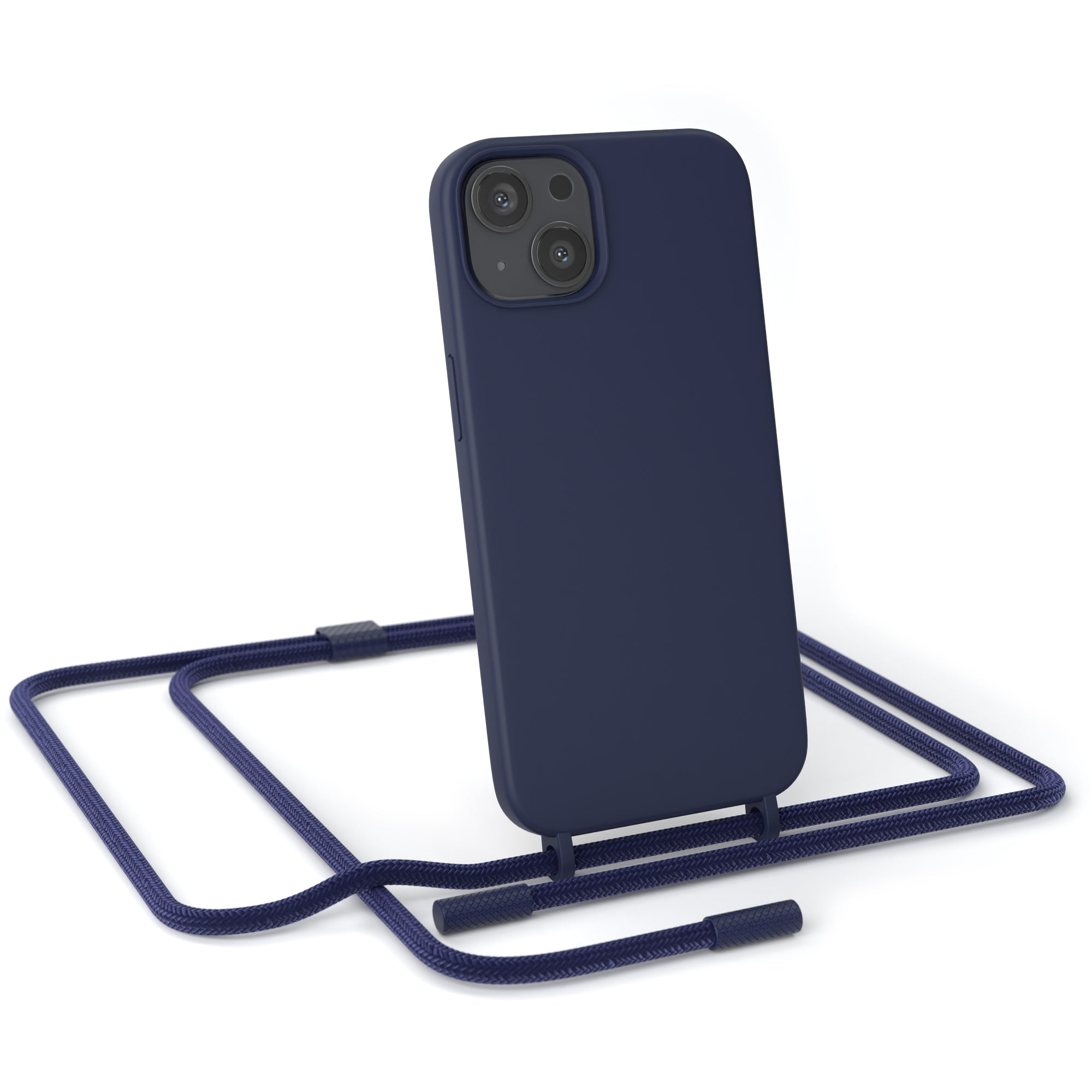 iPhone 13 Silikonhülle + Uni Kordel