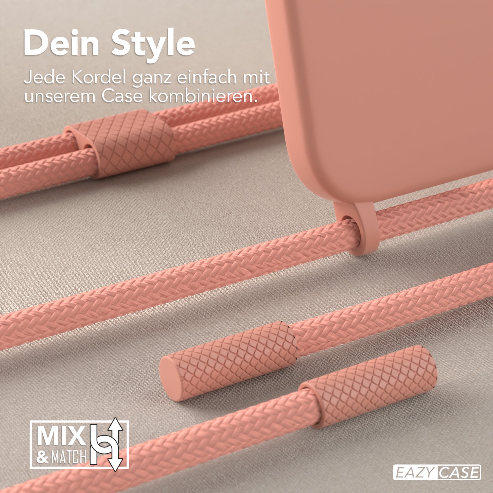 iPhone 13 Pro Max Silikonhülle + Uni Kordel