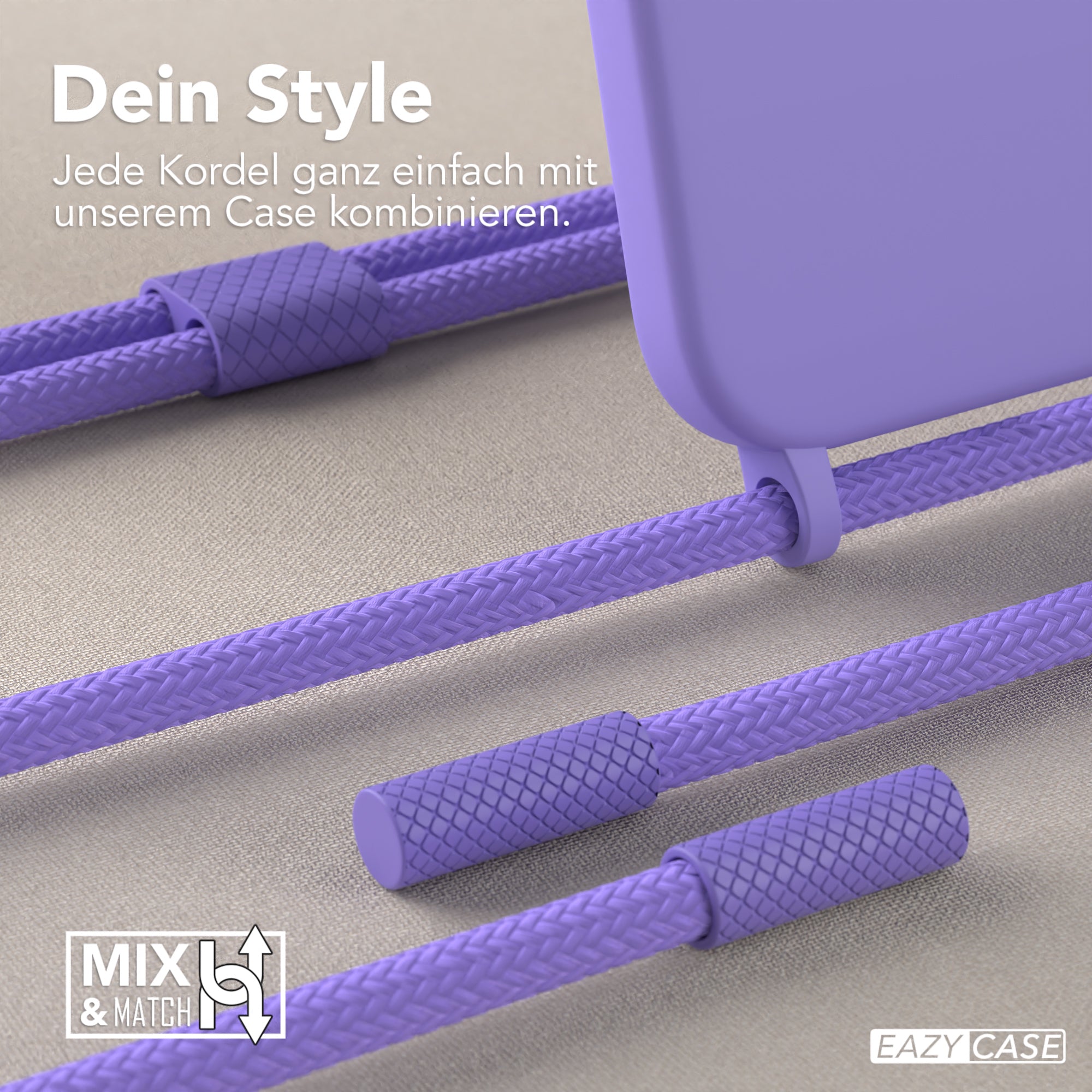 iPhone 13 Pro Max Silikonhülle + Uni Kordel