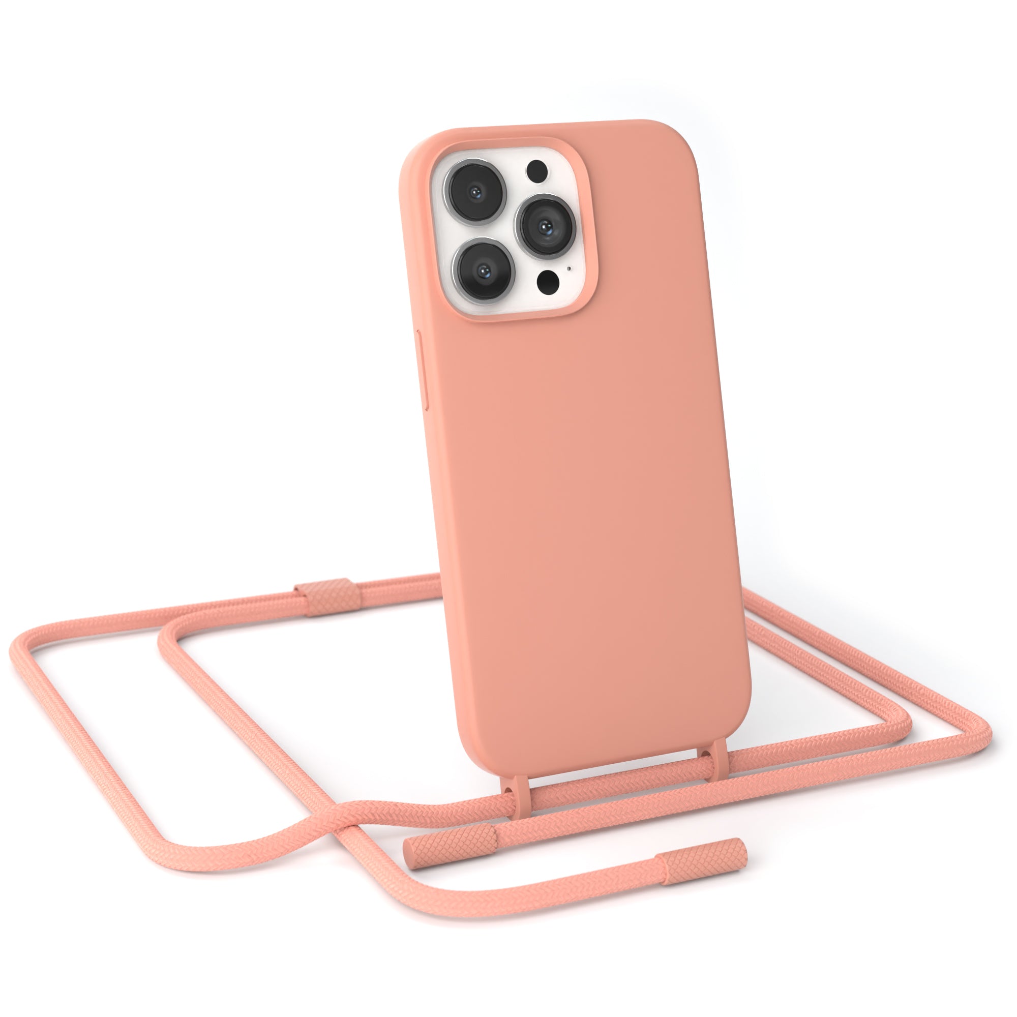 iPhone 13 Pro Silikonhülle + Uni Kordel