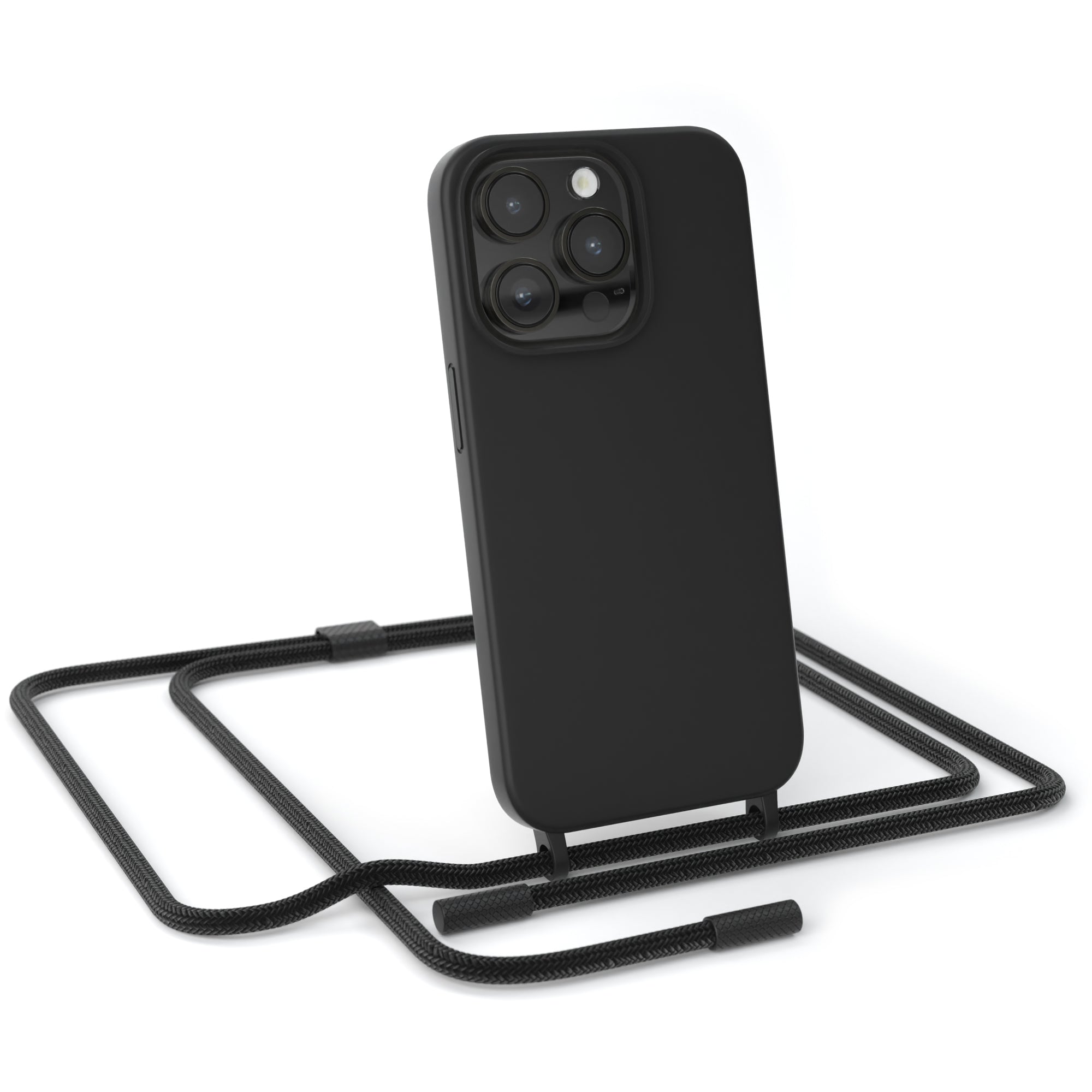 iPhone 14 Pro Silikonhülle + Uni Kordel