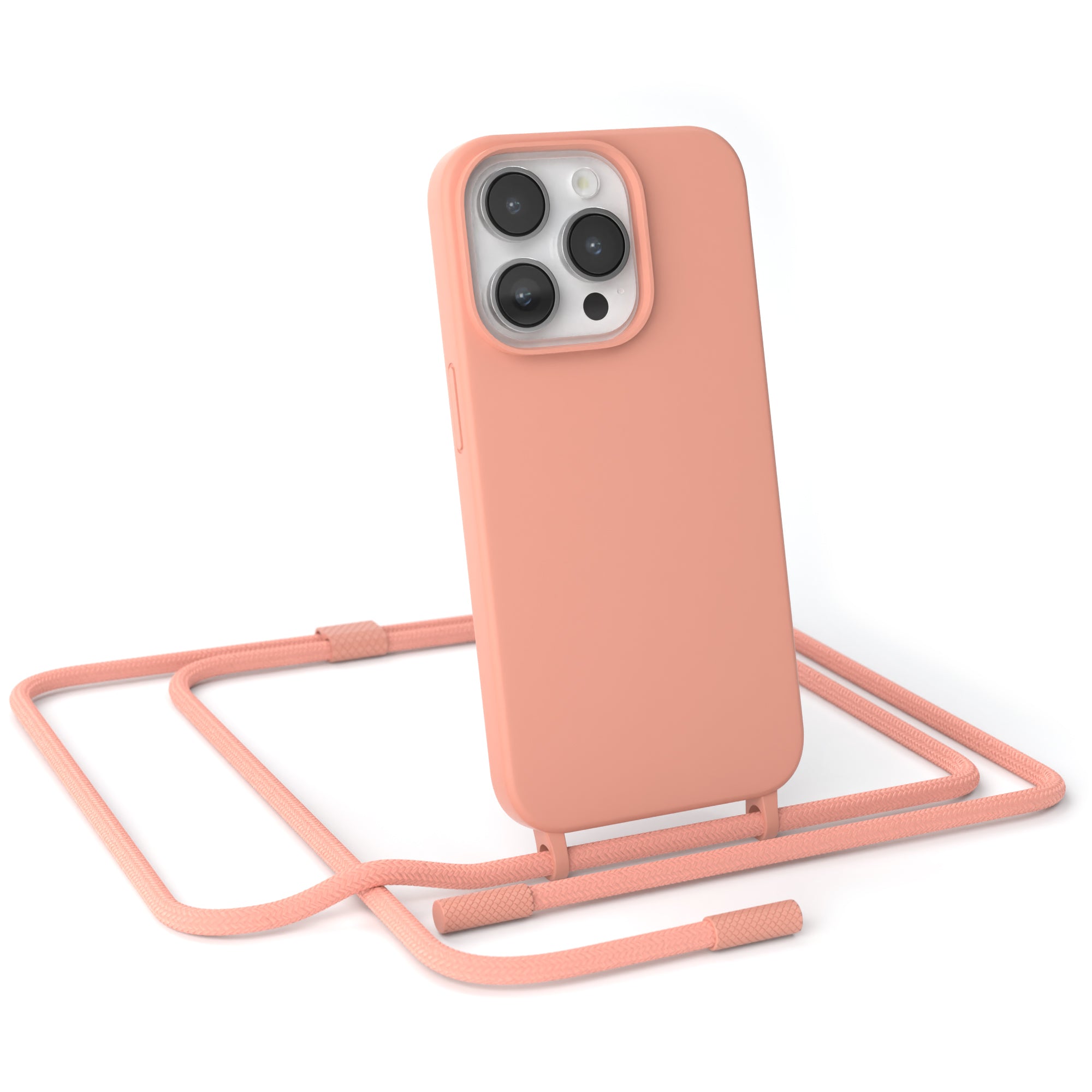 iPhone 14 Pro Silikonhülle + Uni Kordel