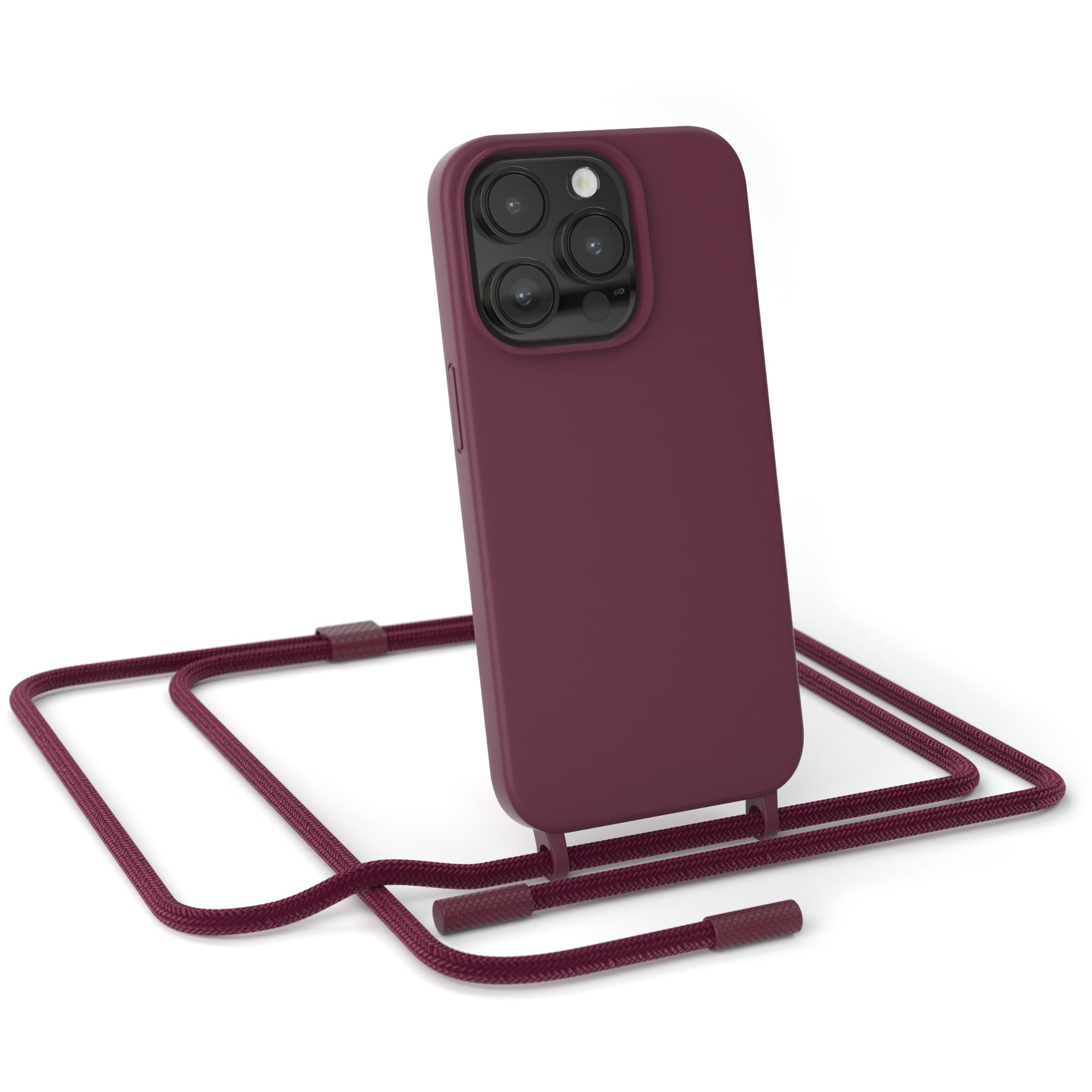iPhone 14 Pro Silikonhülle + Uni Kordel