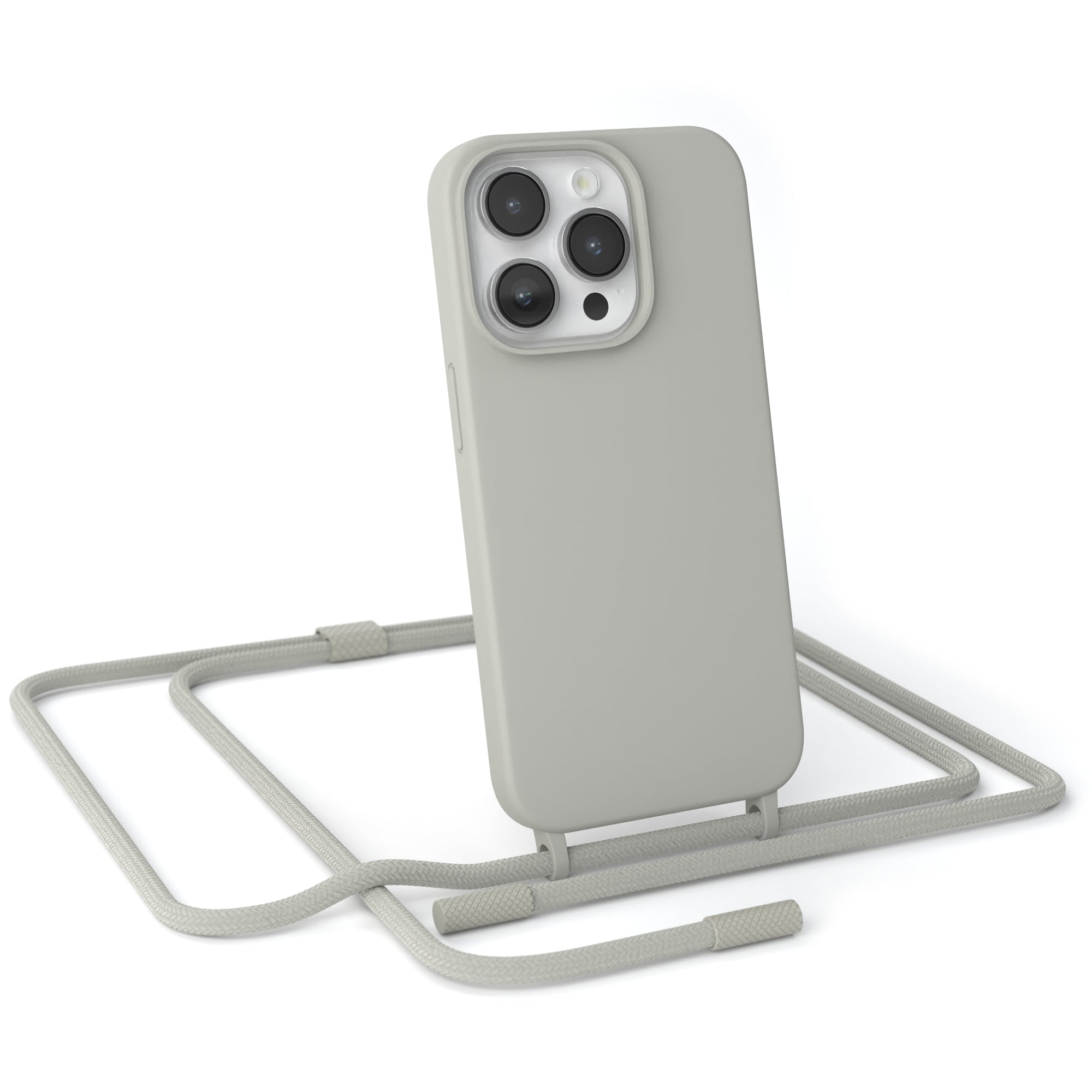 iPhone 14 Pro Silikonhülle + Uni Kordel