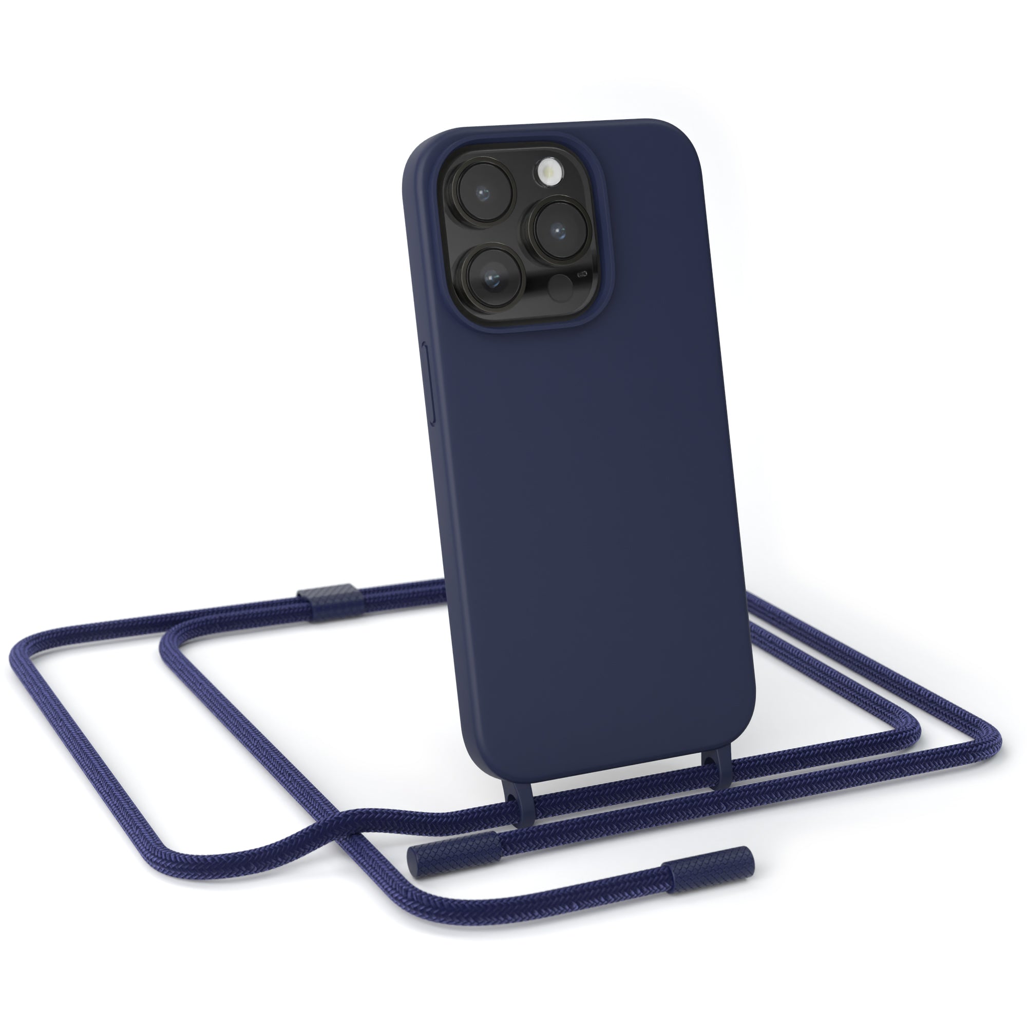 iPhone 14 Pro Silikonhülle + Uni Kordel