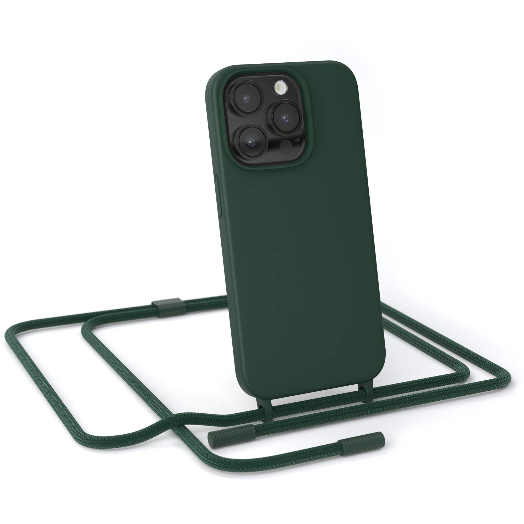 iPhone 14 Pro Silikonhülle + Uni Kordel