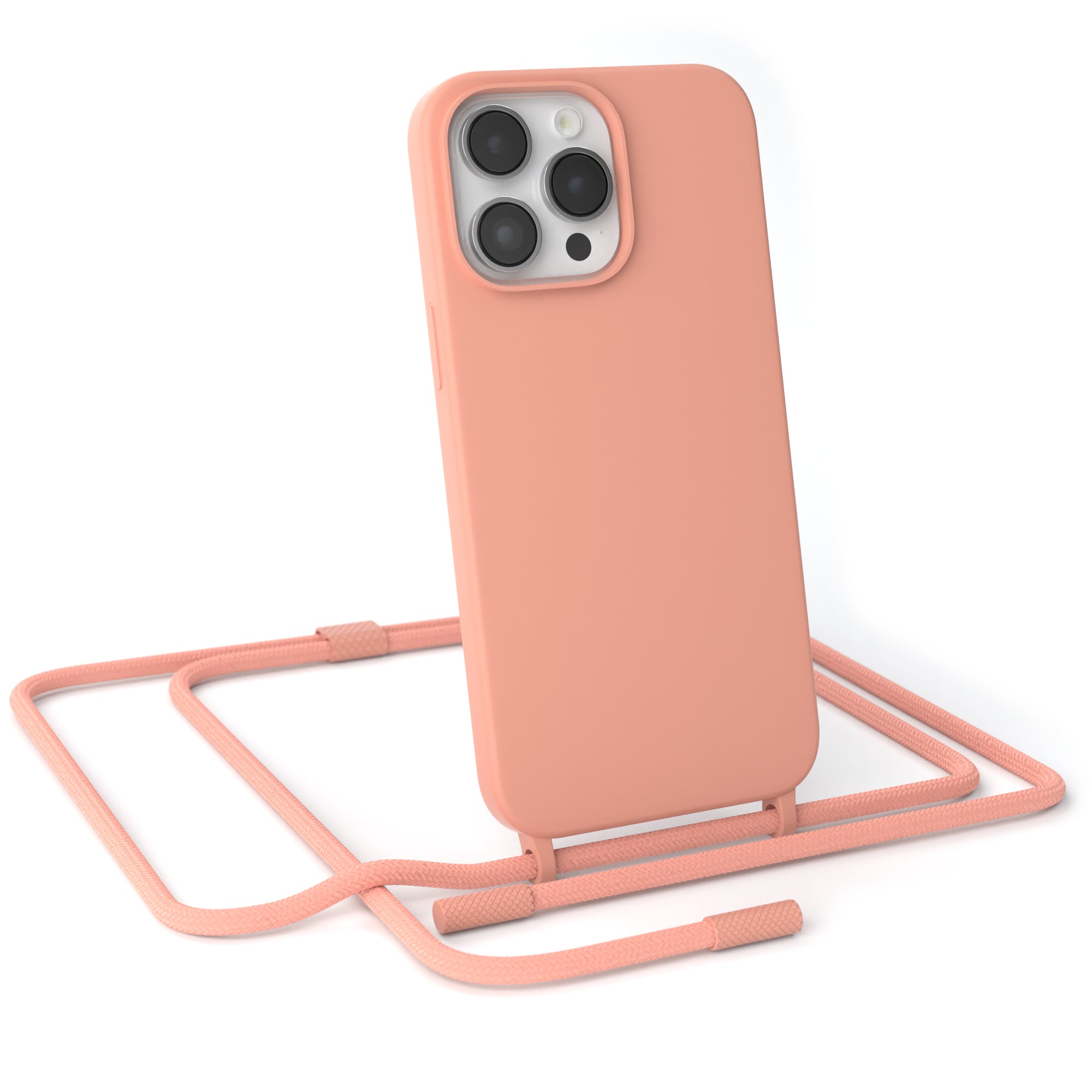 iPhone 14 Pro Max Silikonhülle + Uni Kordel