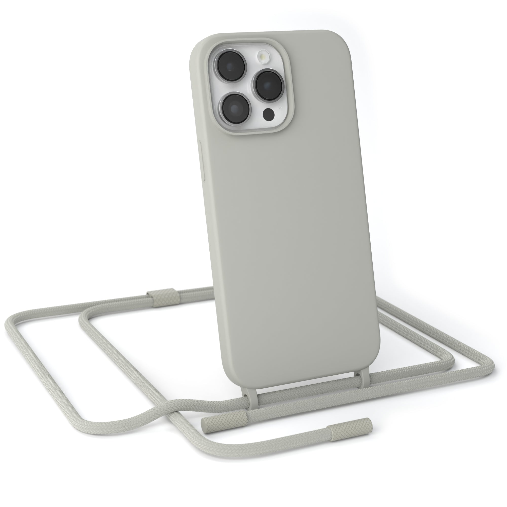 iPhone 14 Pro Max Silikonhülle + Uni Kordel