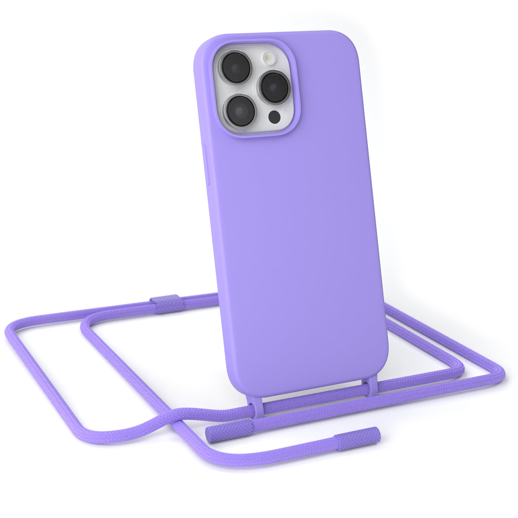 iPhone 14 Pro Max Silikonhülle + Uni Kordel