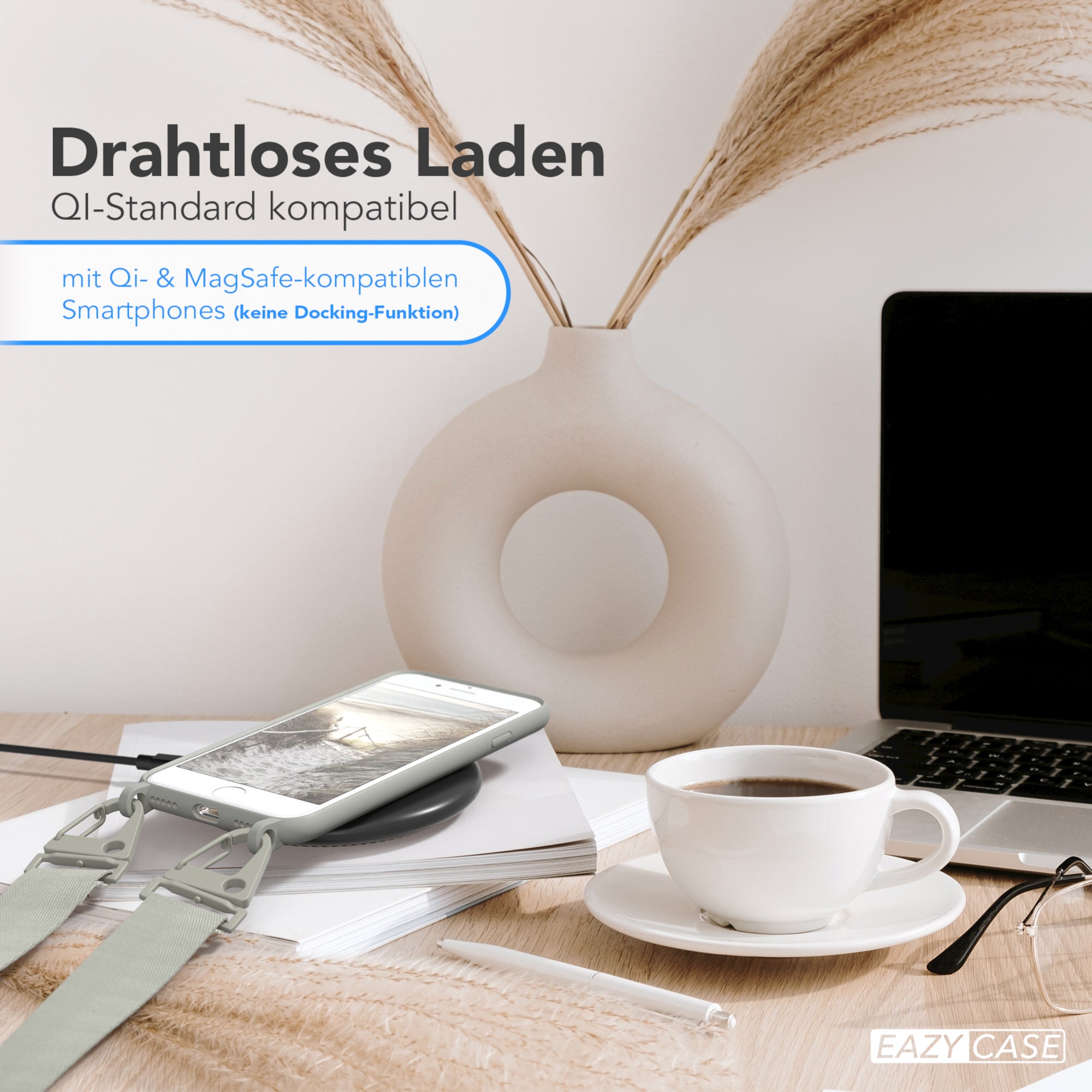 iPhone SE 2022 / 2020 / 8 / 7 Silikonhülle + breites Band