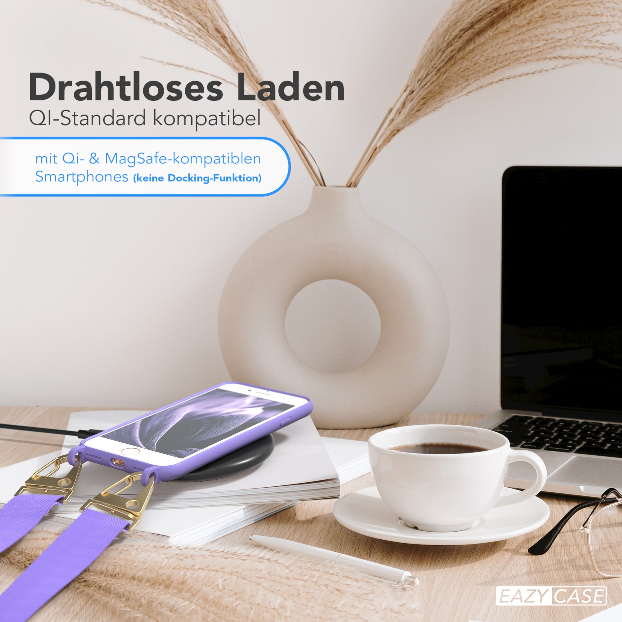 iPhone SE 2022 / 2020 / 8 / 7 Silikonhülle + breites Band