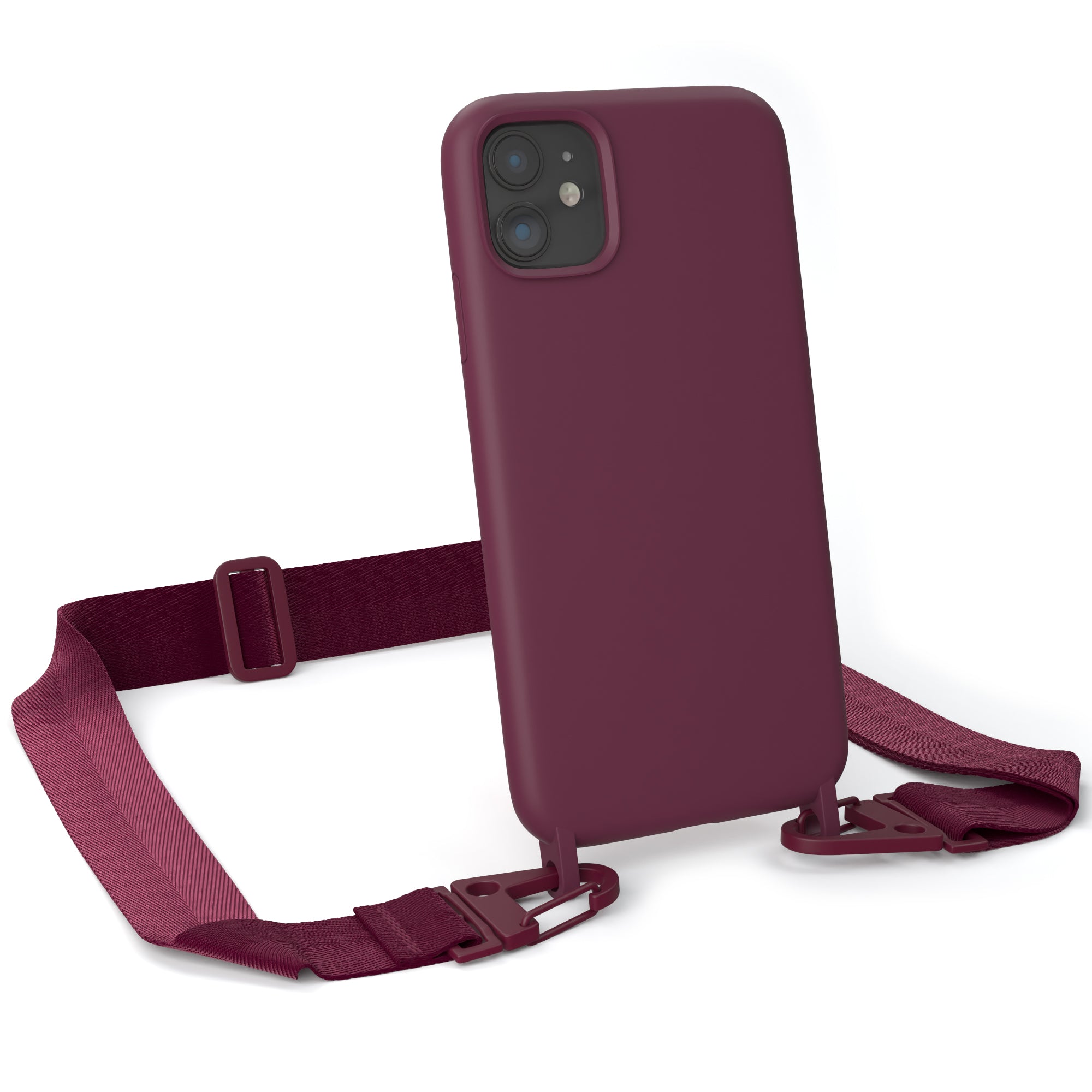 iPhone 11 Silikonhülle + breites Band