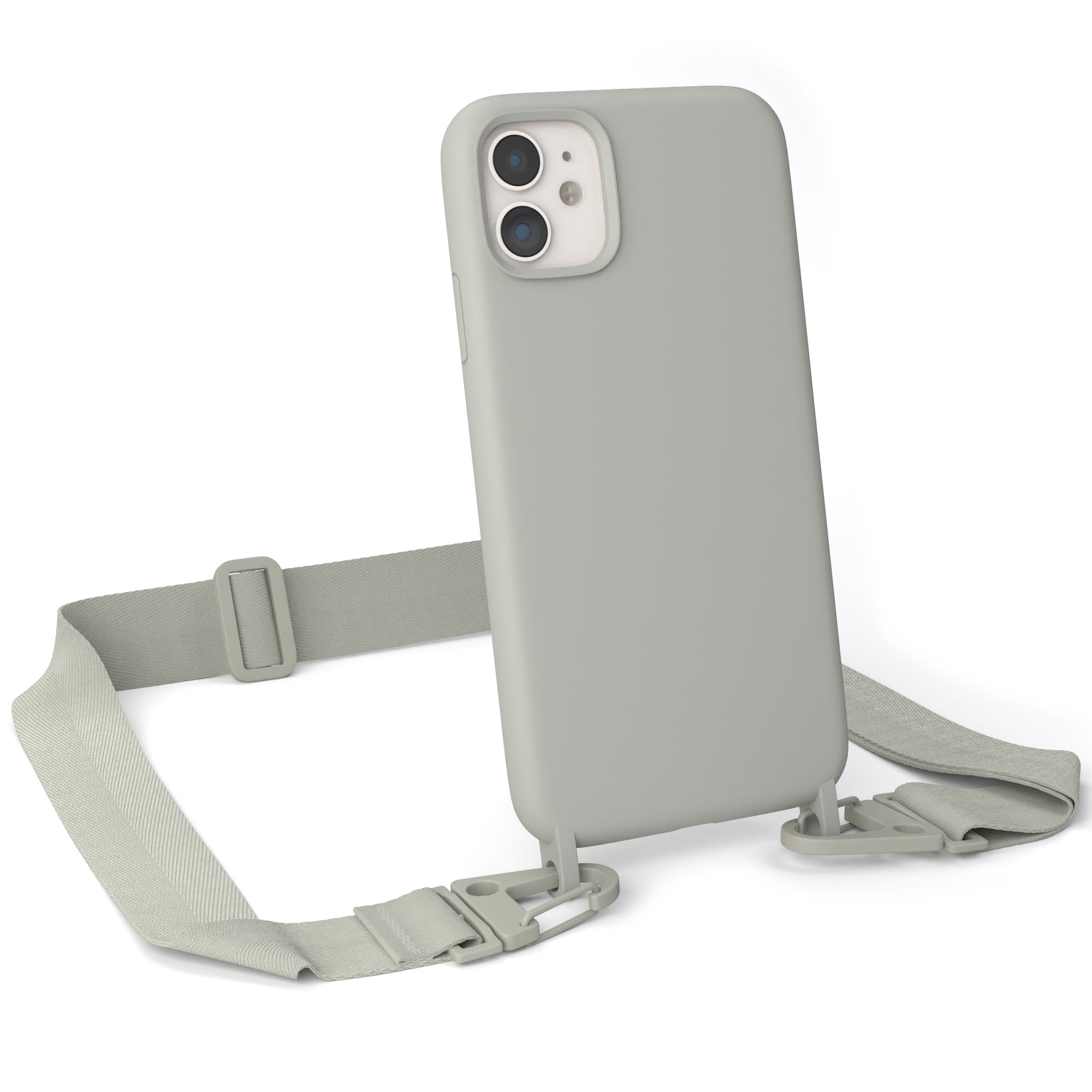 iPhone 11 Silikonhülle + breites Band