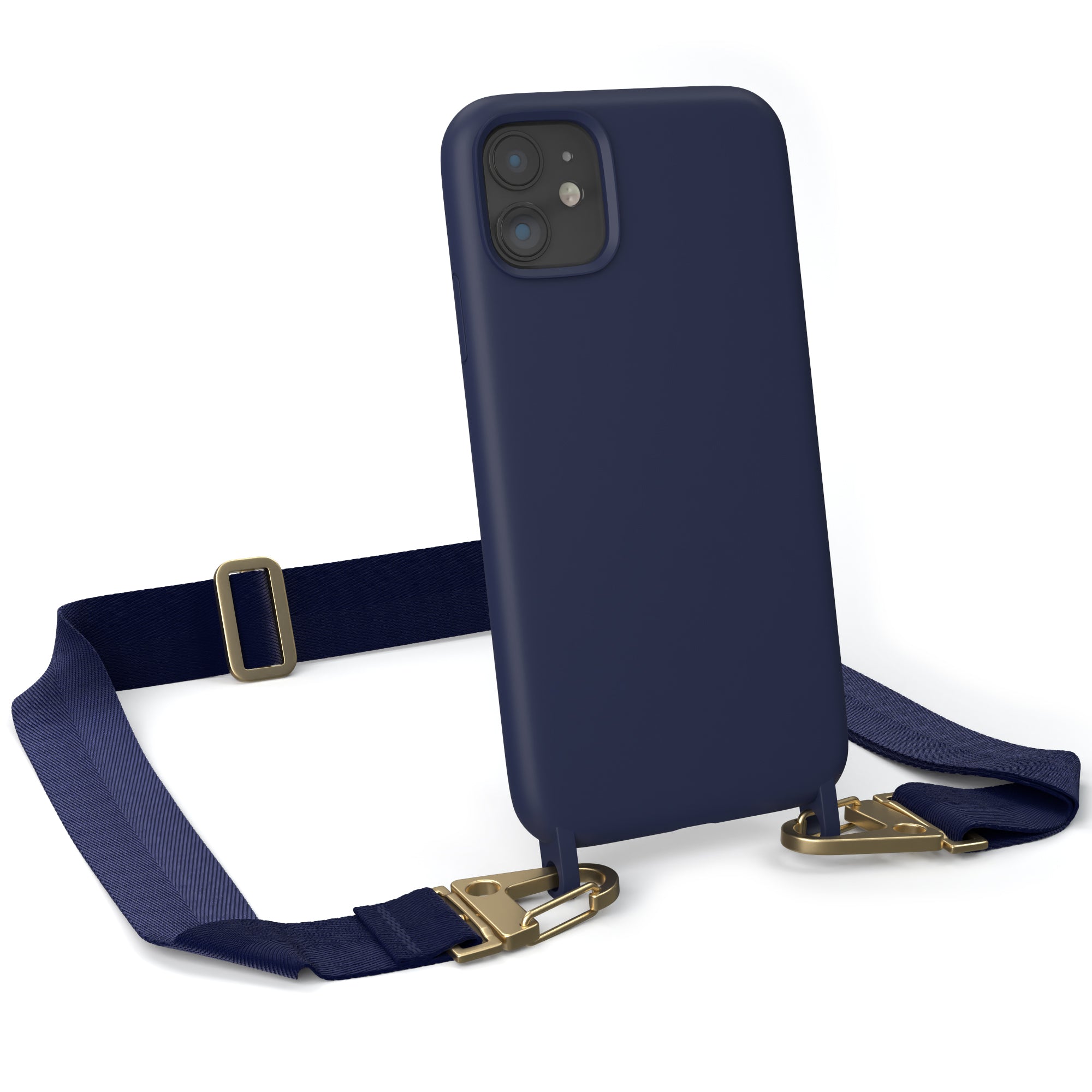 iPhone 11 Silikonhülle + breites Band