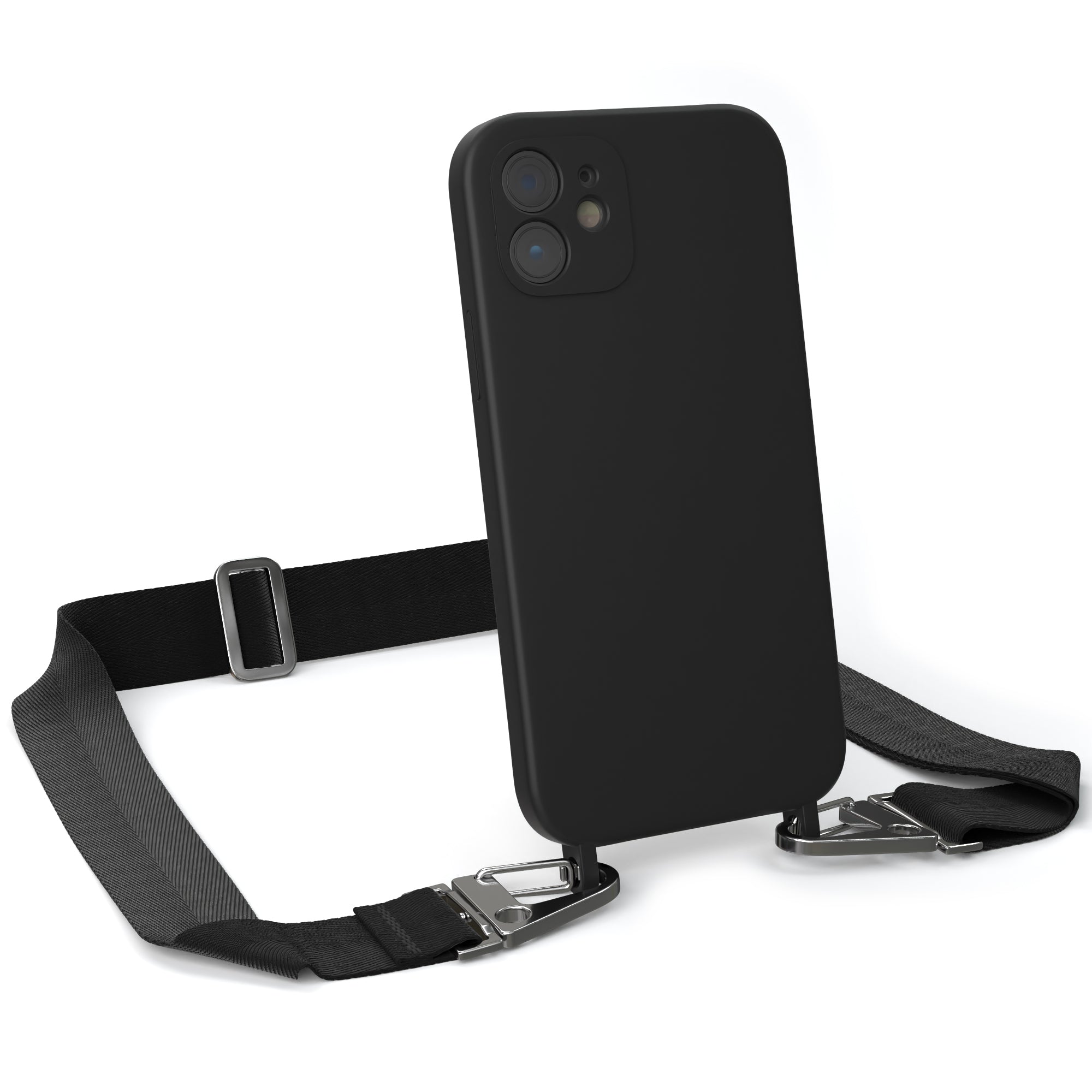 iPhone 12 / 12 Pro Silikonhülle + breites Band