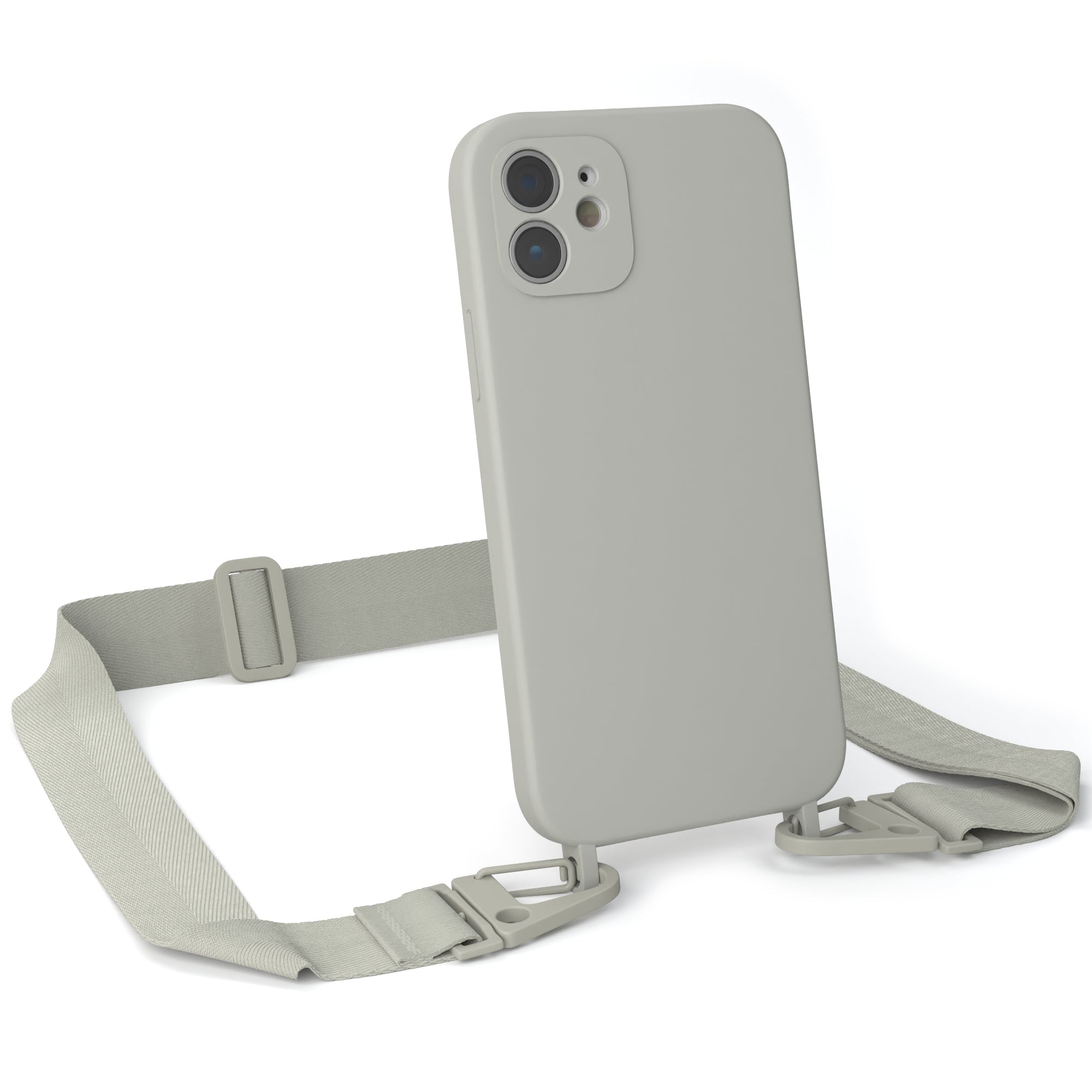 iPhone 12 / 12 Pro Silikonhülle + breites Band