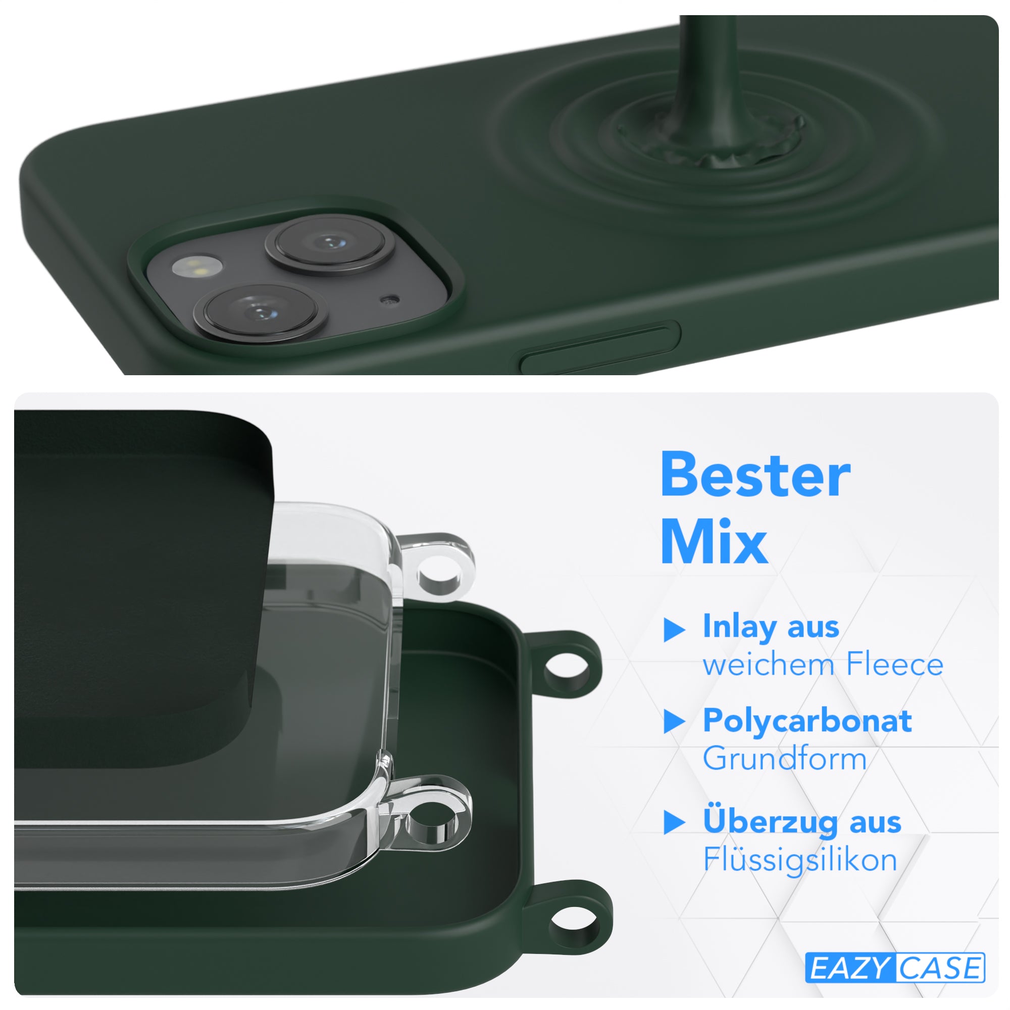 iPhone 13 Mini Silikonhülle + breites Band