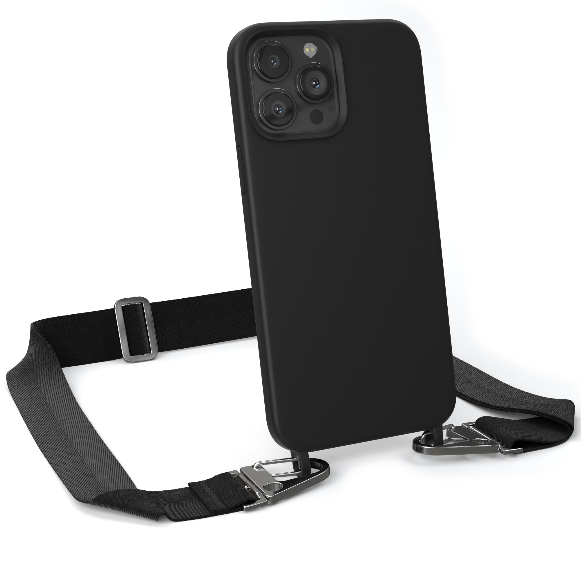 iPhone 13 Pro Max Silikonhülle + breites Band