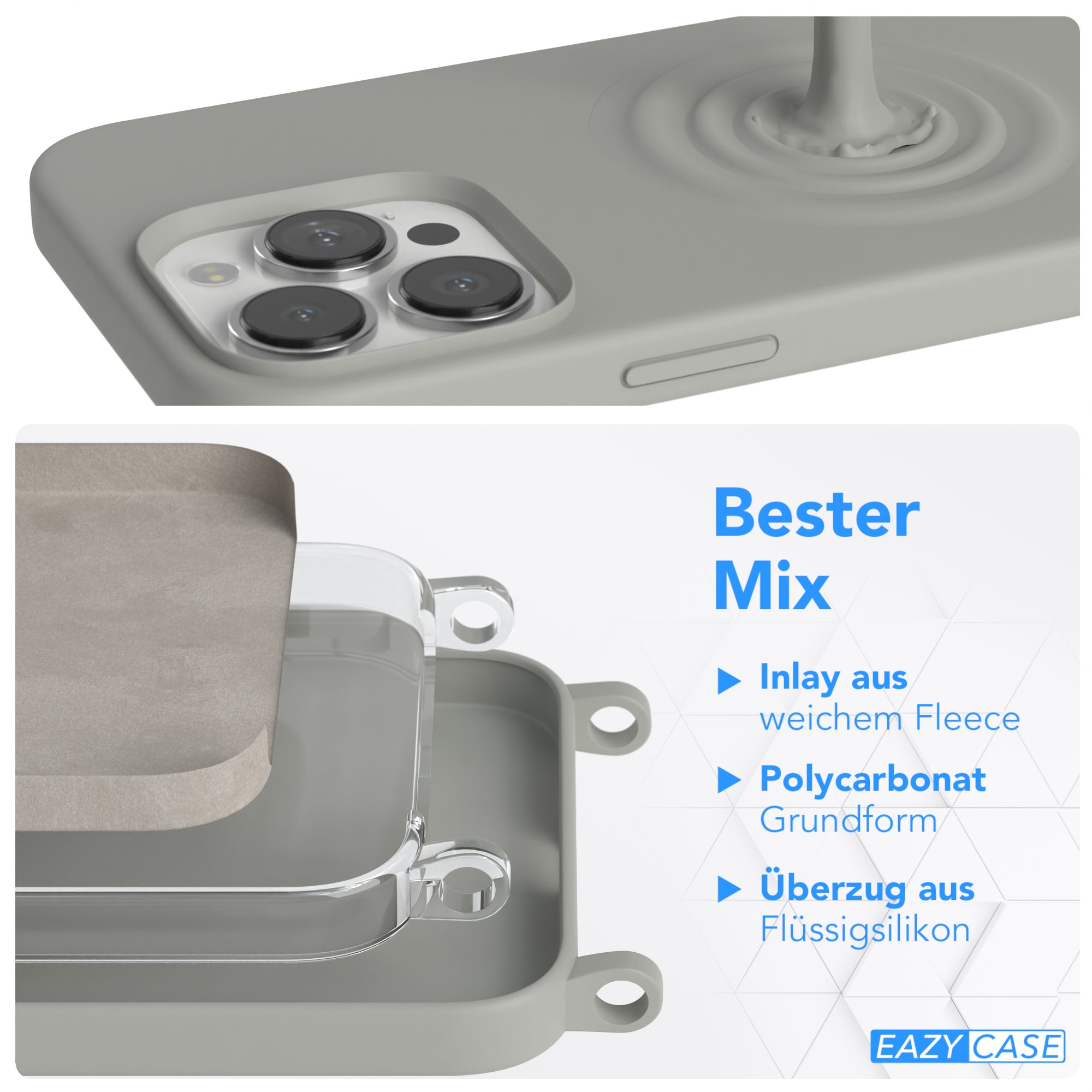 iPhone 13 Pro Silikonhülle + breites Band