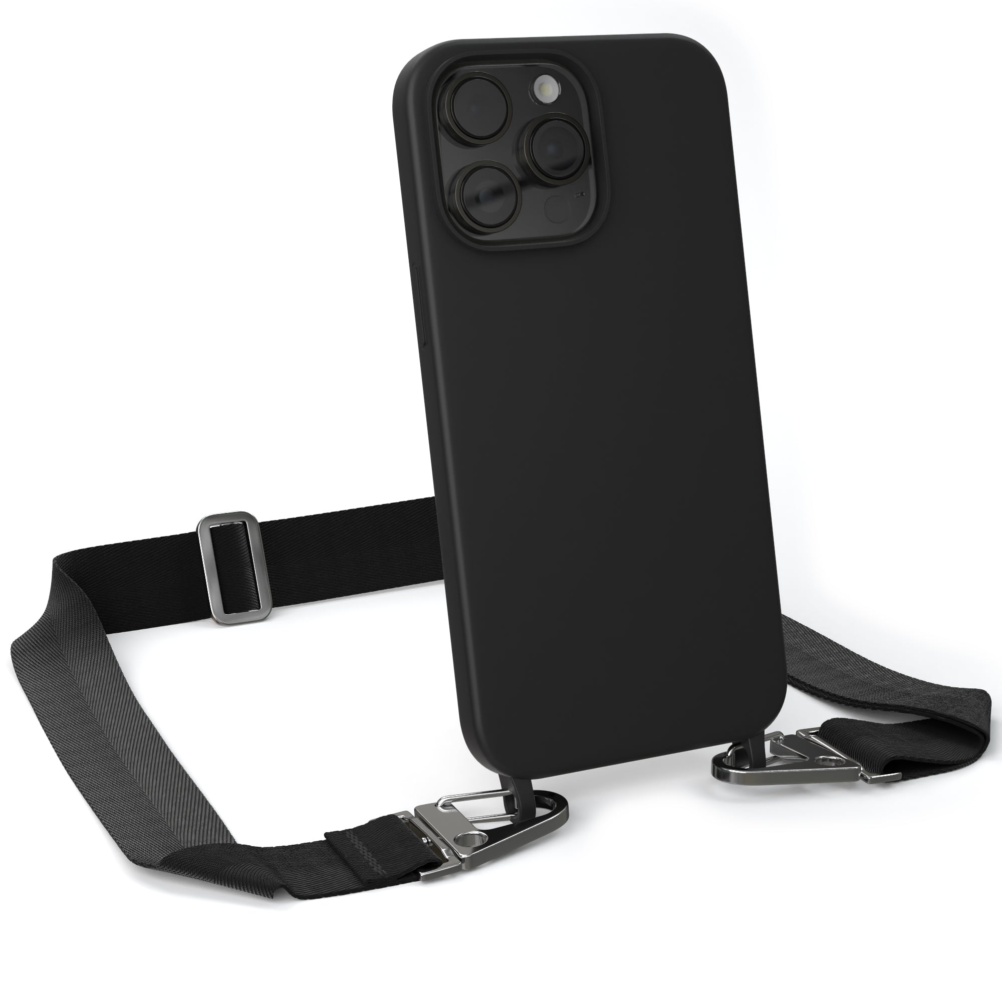 iPhone 14 Pro Max Silikonhülle + breites Band