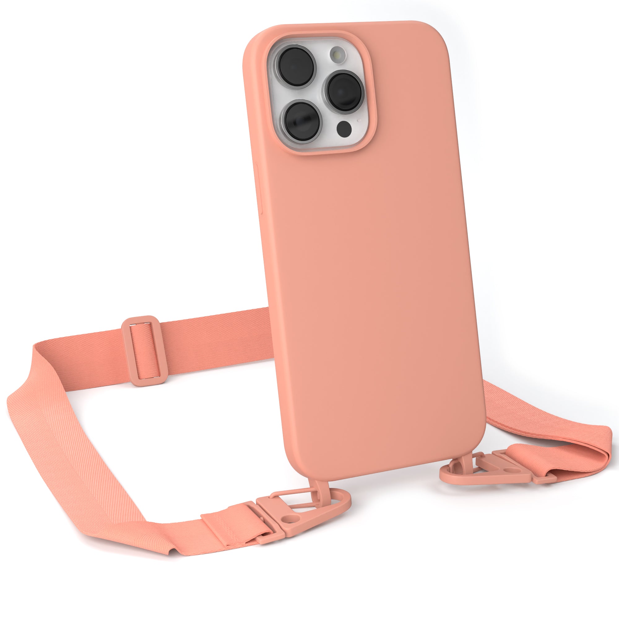iPhone 14 Pro Max Silikonhülle + breites Band