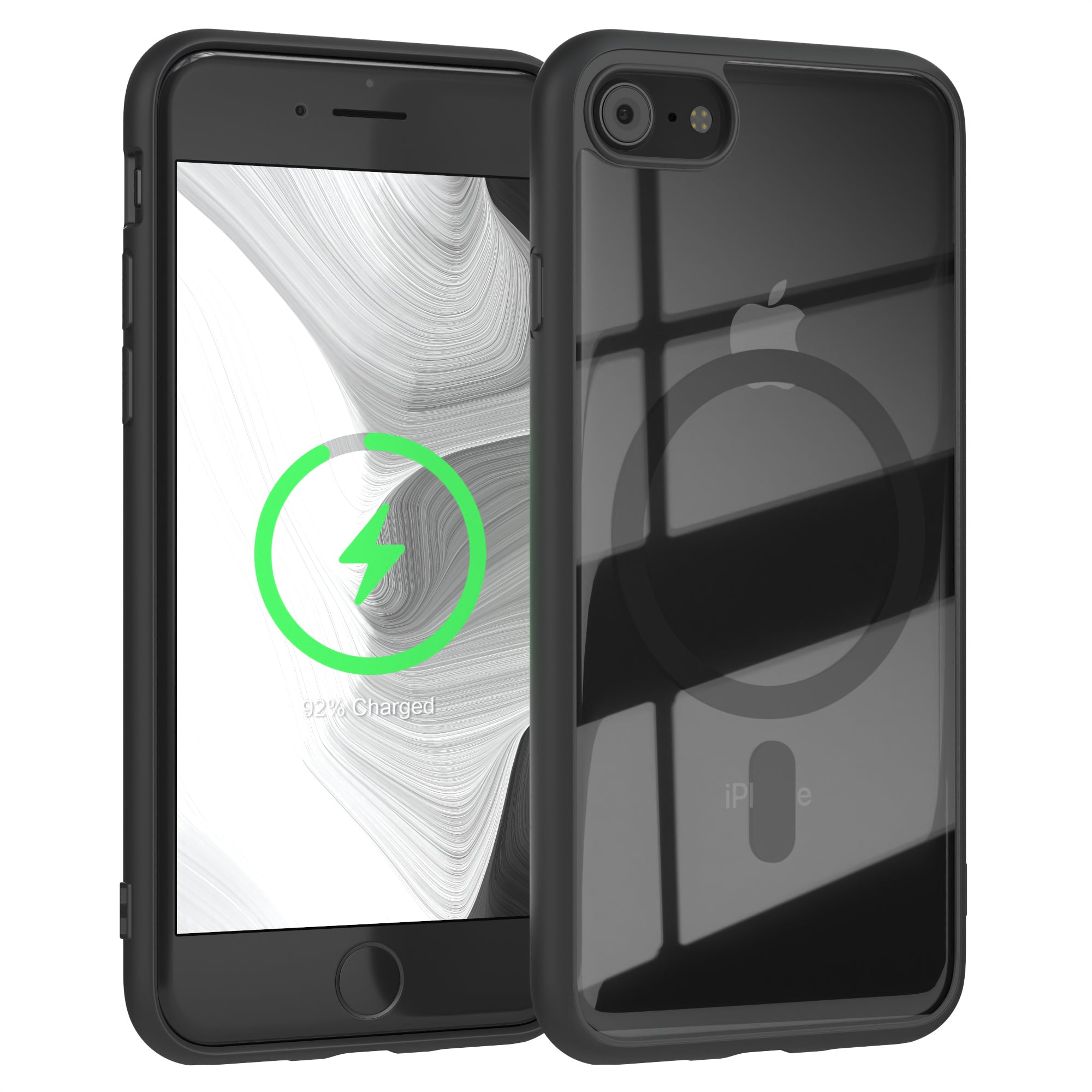 iPhone SE 2022 / 2020 / 8 / 7 transparente Hülle mit MagSafe