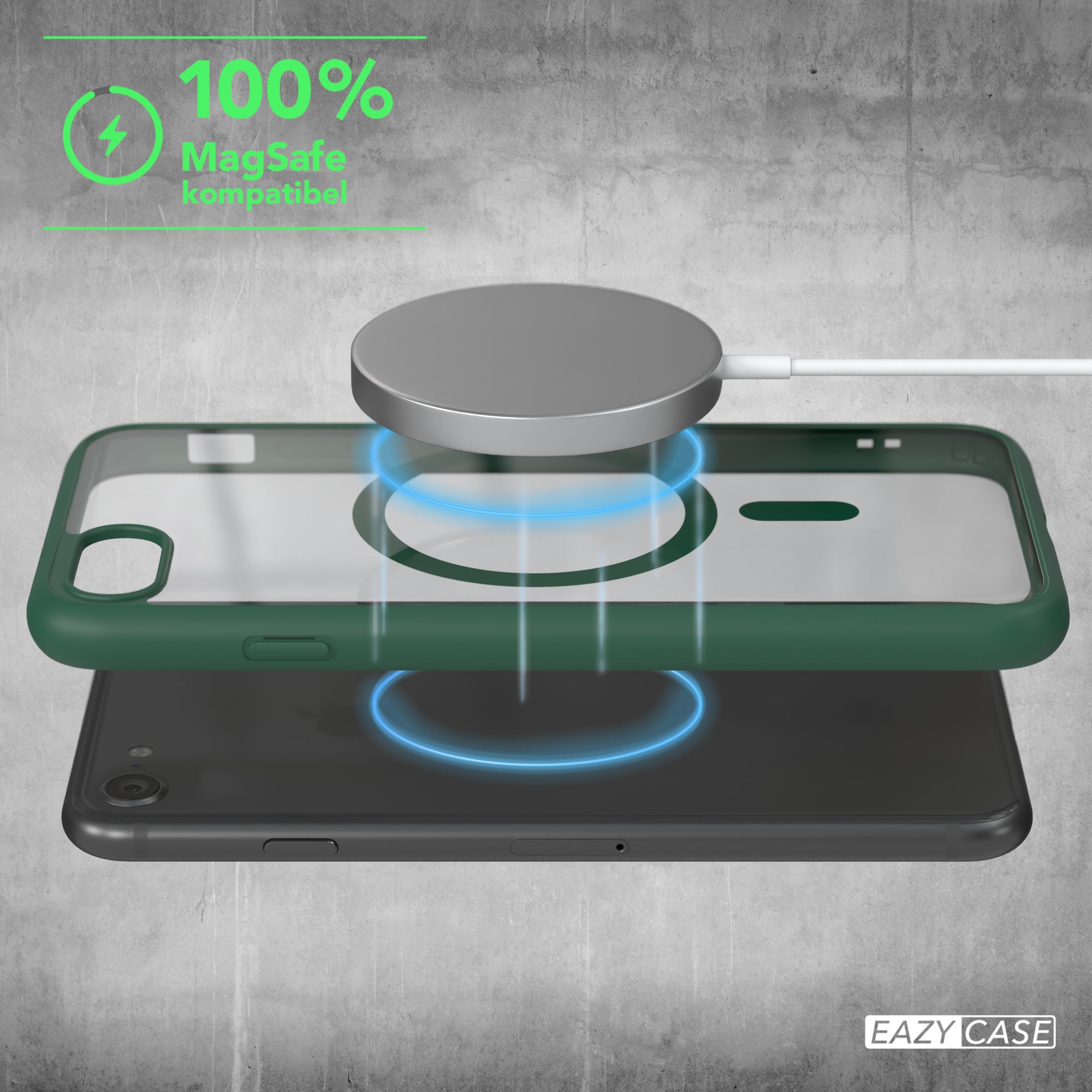 iPhone SE 2022 / 2020 / 8 / 7 transparente Hülle mit MagSafe