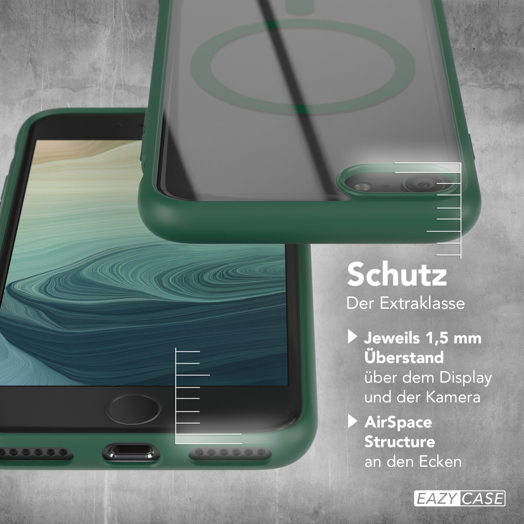iPhone SE 2022 / 2020 / 8 / 7 transparente Hülle mit MagSafe