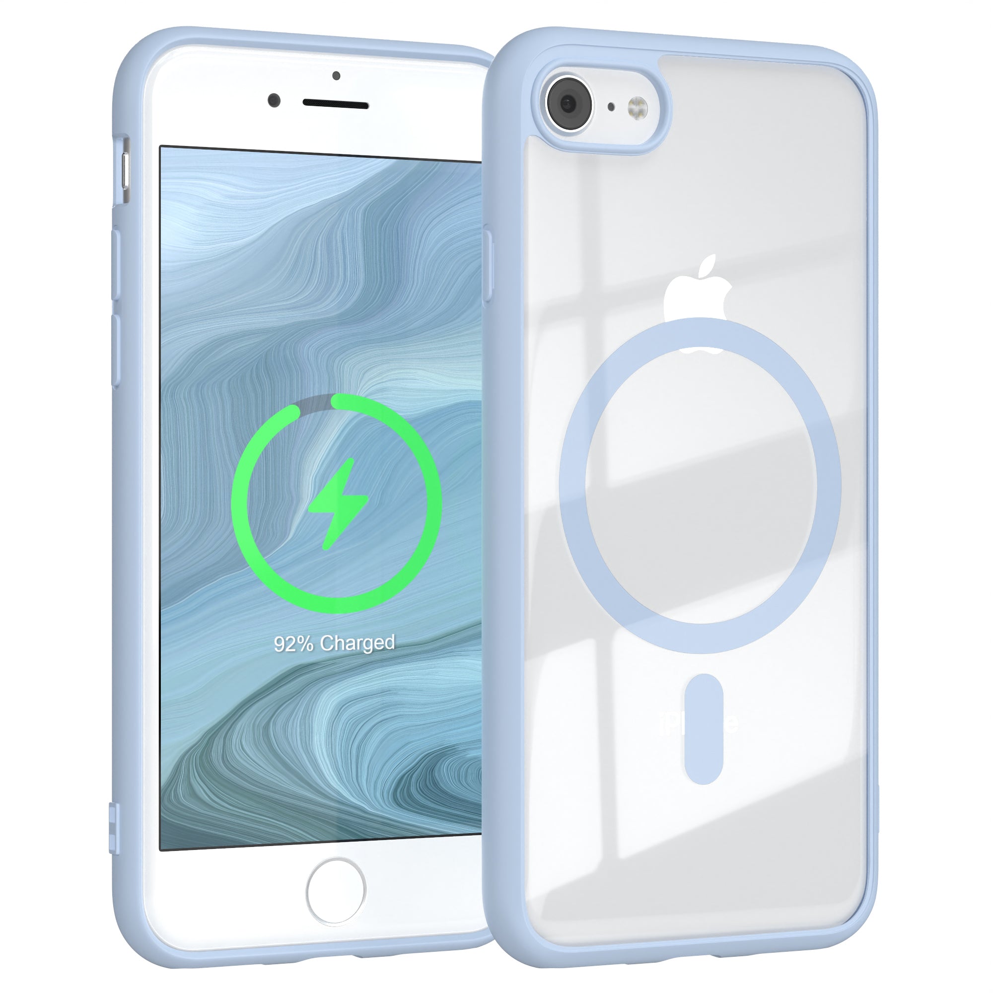 iPhone SE 2022 / 2020 / 8 / 7 transparente Hülle mit MagSafe