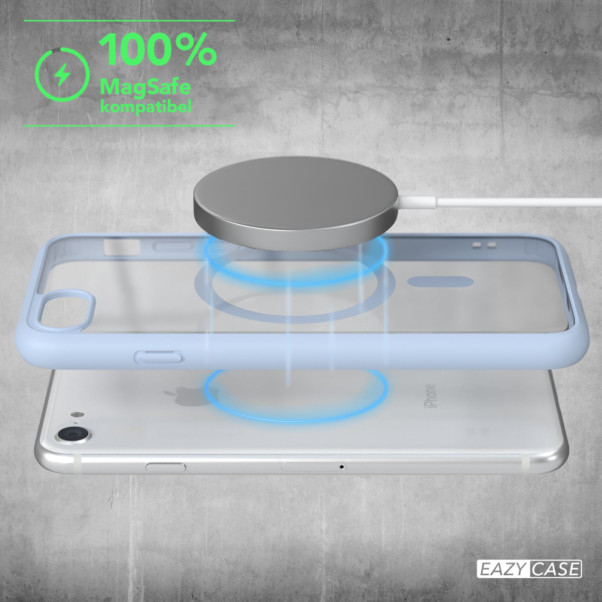 iPhone SE 2022 / 2020 / 8 / 7 transparente Hülle mit MagSafe