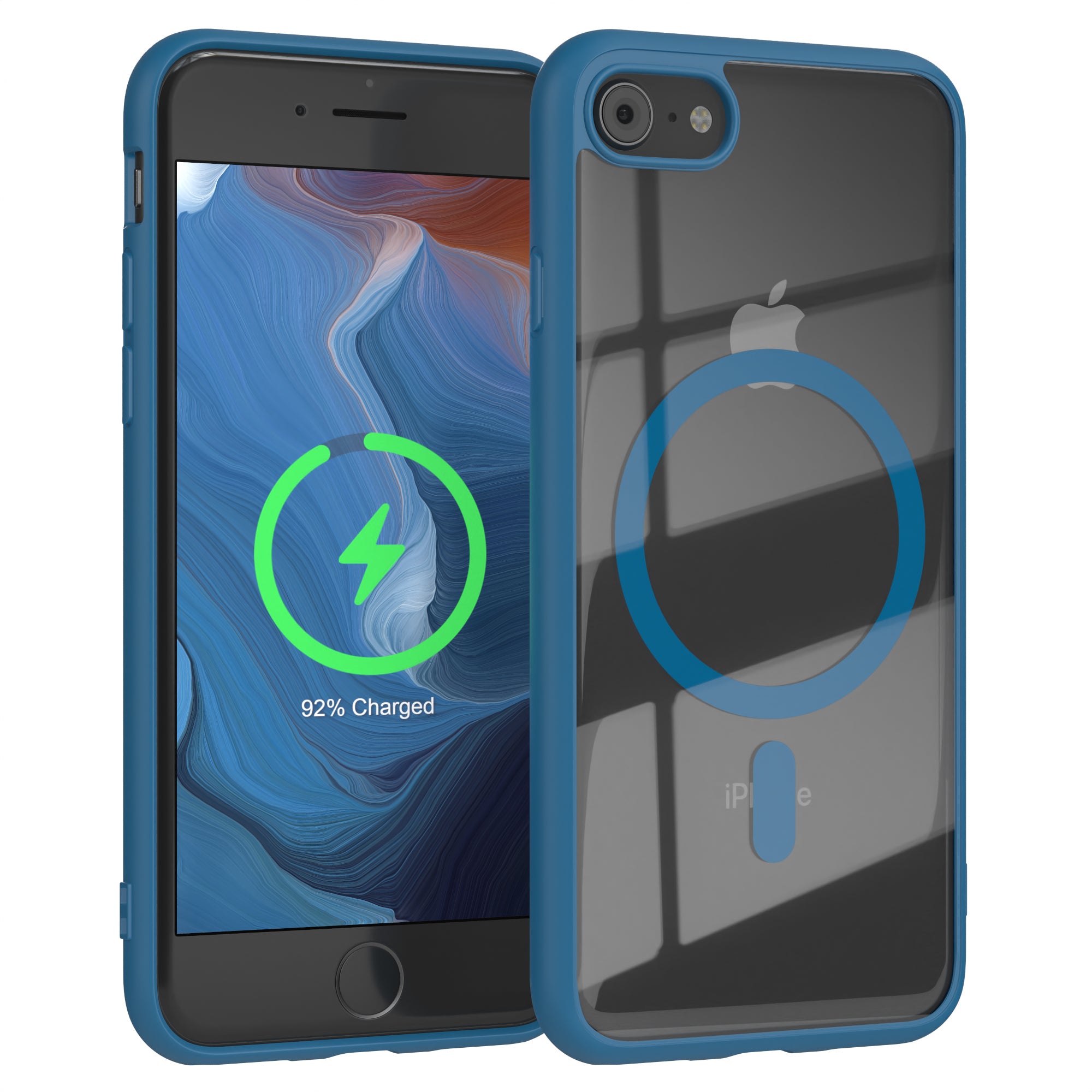 iPhone SE 2022 / 2020 / 8 / 7 transparente Hülle mit MagSafe