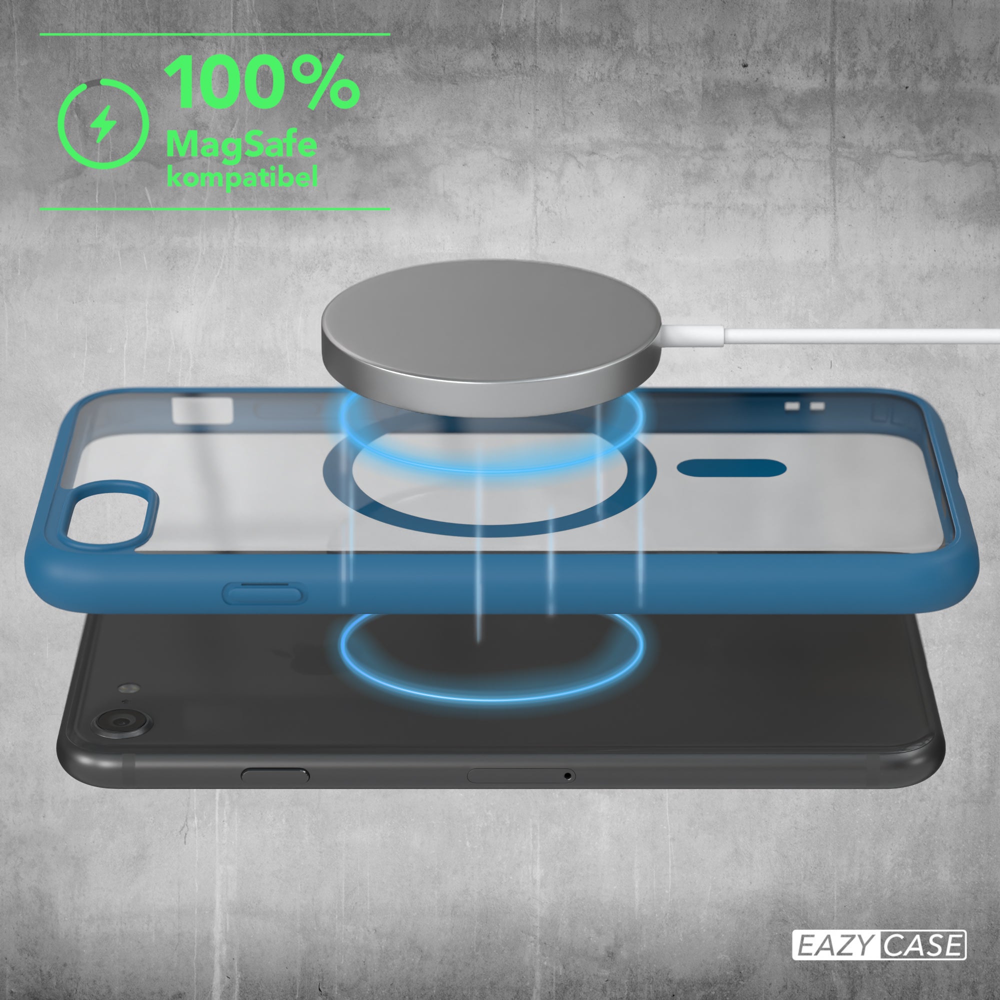 iPhone SE 2022 / 2020 / 8 / 7 transparente Hülle mit MagSafe