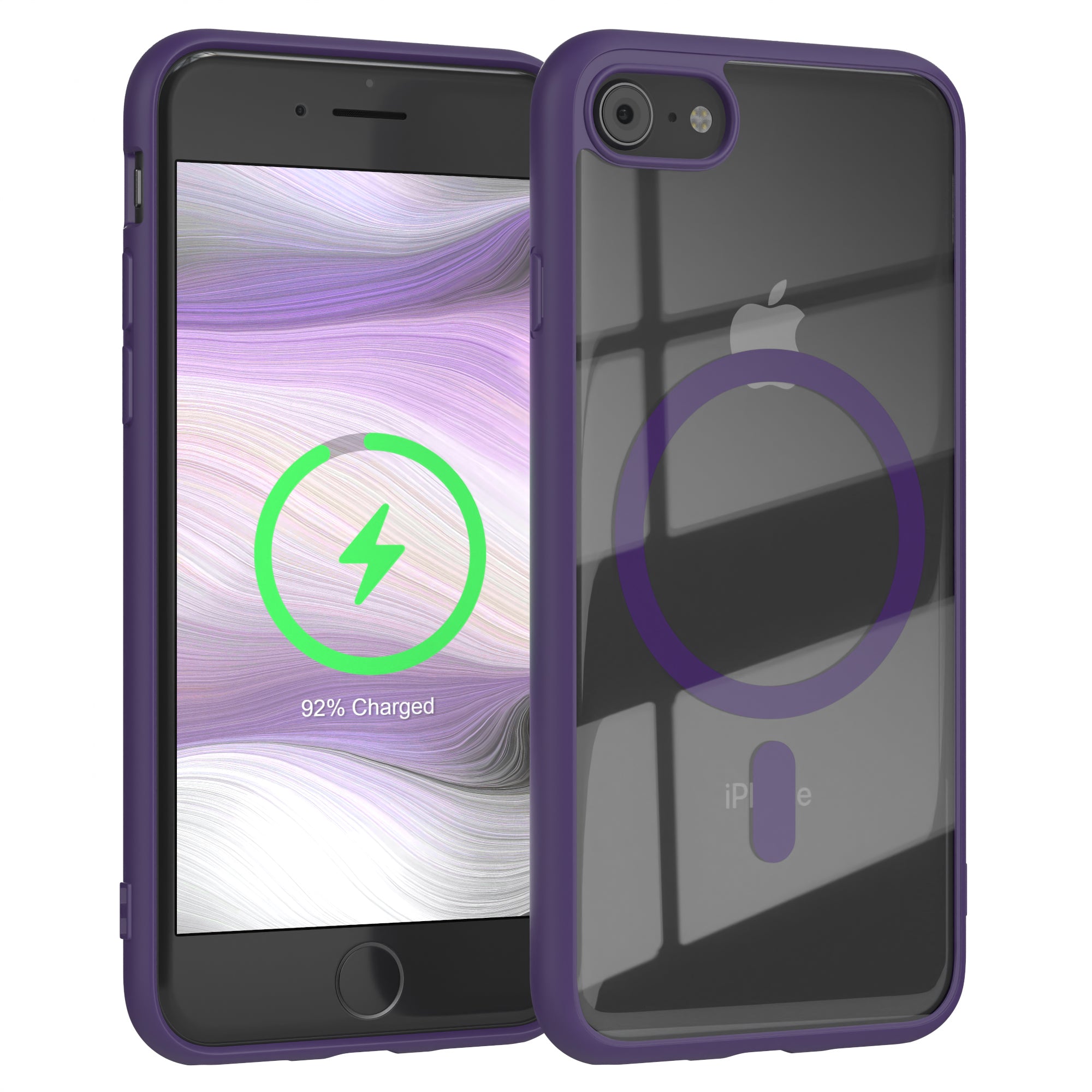 iPhone SE 2022 / 2020 / 8 / 7 transparente Hülle mit MagSafe