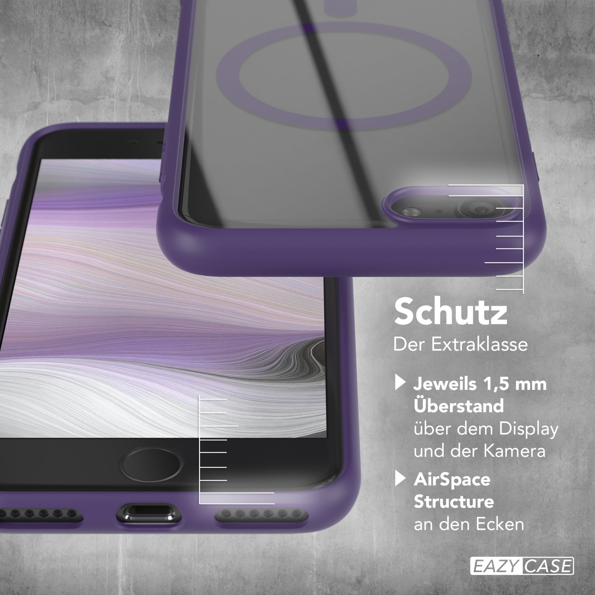 iPhone SE 2022 / 2020 / 8 / 7 transparente Hülle mit MagSafe