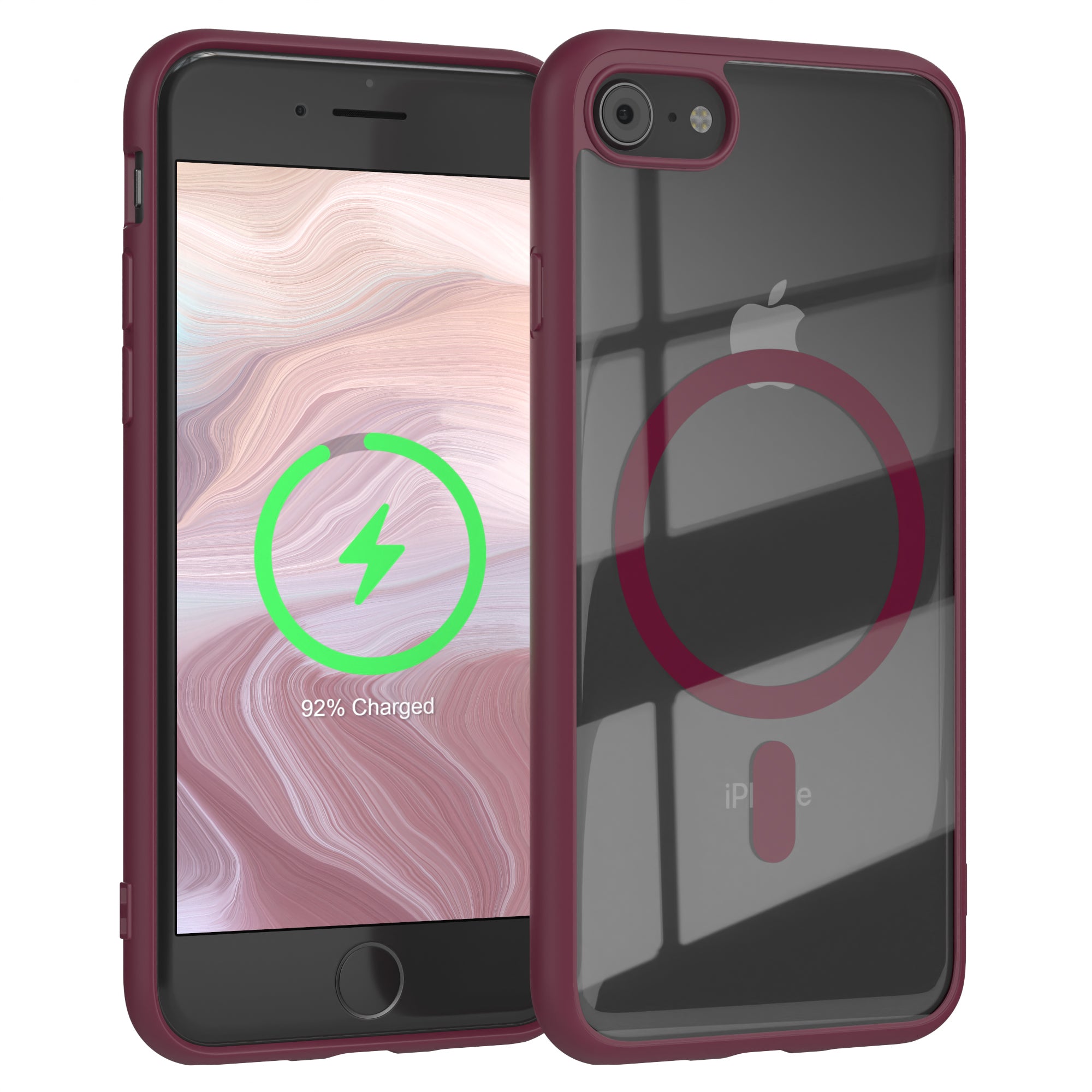 iPhone SE 2022 / 2020 / 8 / 7 transparente Hülle mit MagSafe