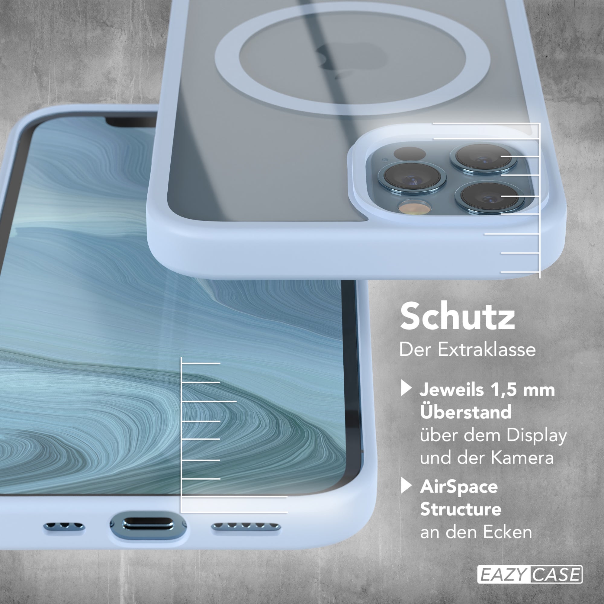 iPhone 12 / 12 Pro transparente Hülle mit MagSafe