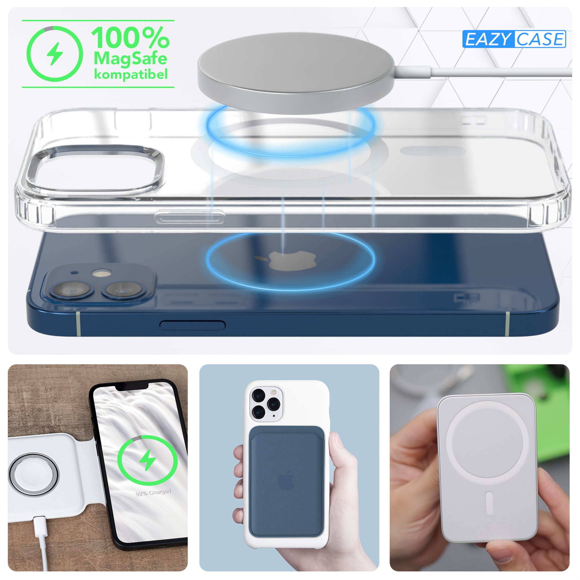 iPhone 12 / 12 Pro transparente Hülle mit MagSafe