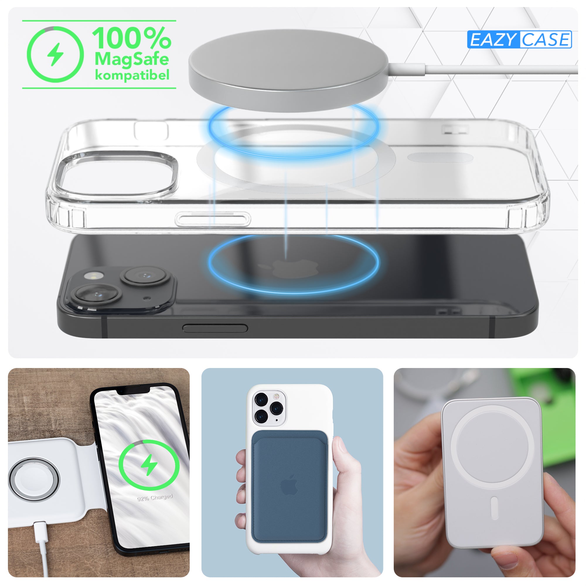 iPhone 13 Mini transparente Hülle mit MagSafe
