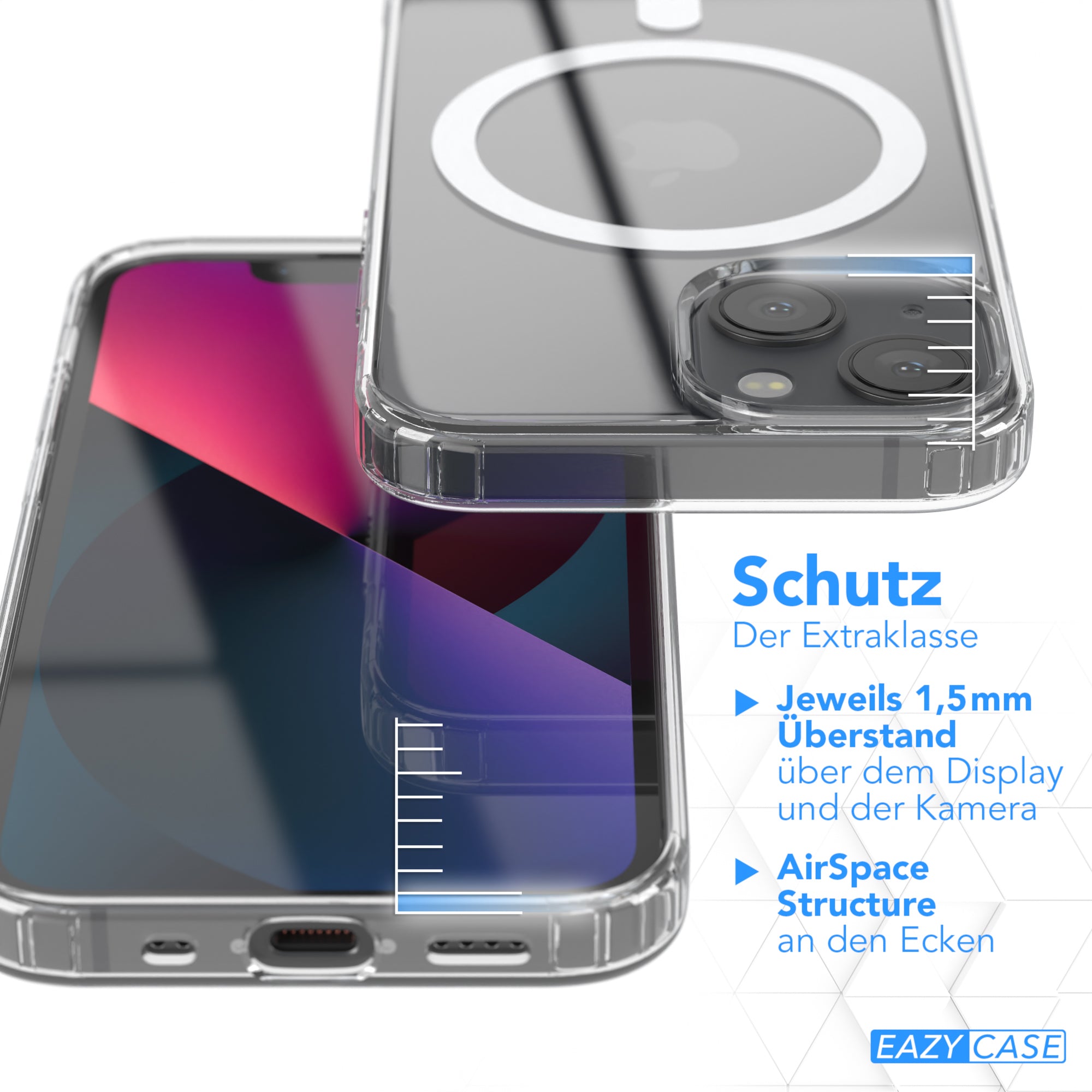 iPhone 13 Mini transparente Hülle mit MagSafe