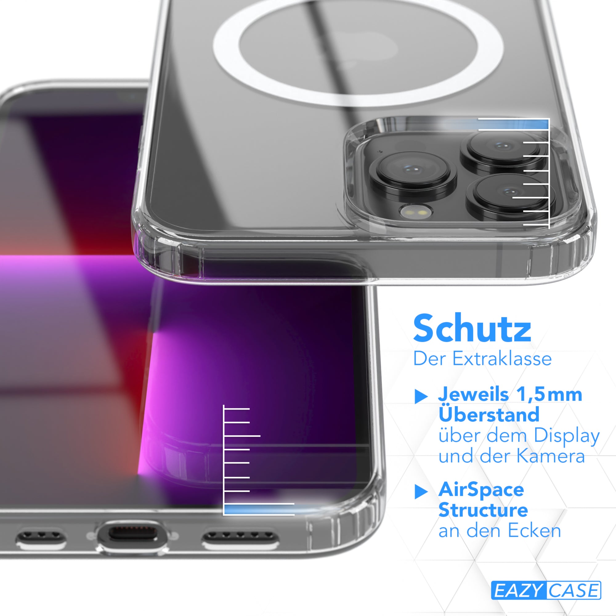 iPhone 13 Pro Max transparente Hülle mit MagSafe