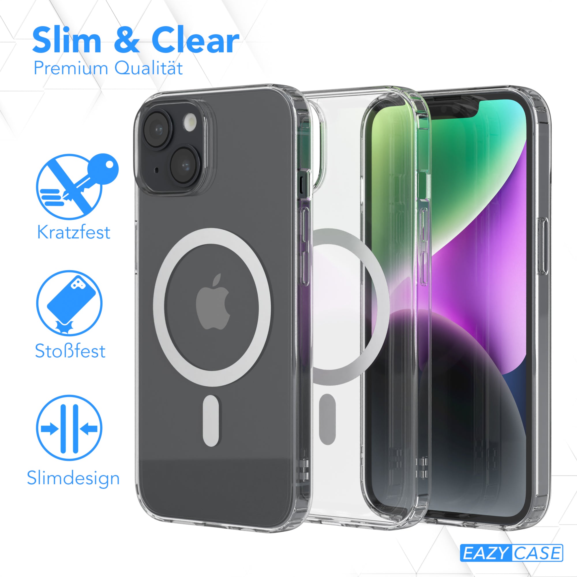 iPhone 14 transparente Hülle mit MagSafe