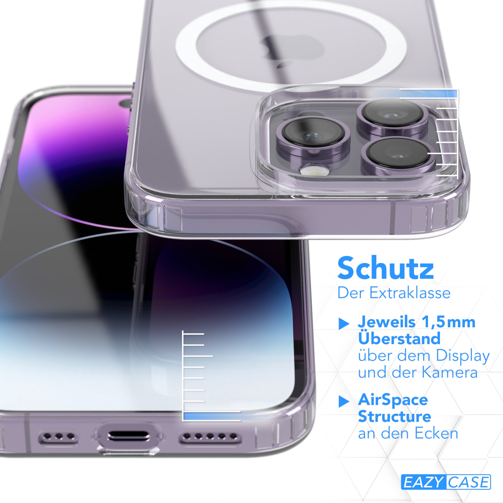 iPhone 14 Pro transparente Hülle mit MagSafe