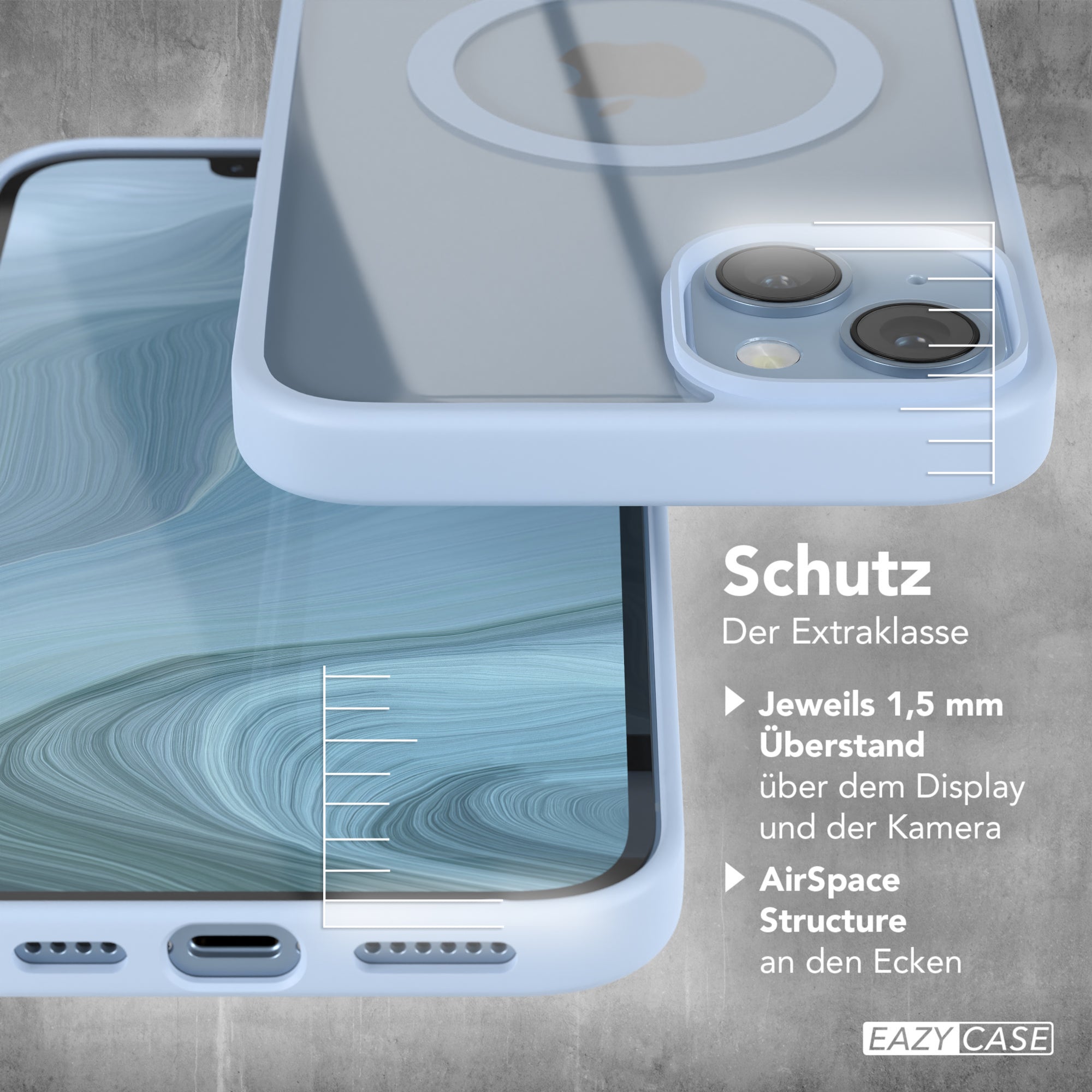 iPhone 14 Plus transparente Hülle mit MagSafe